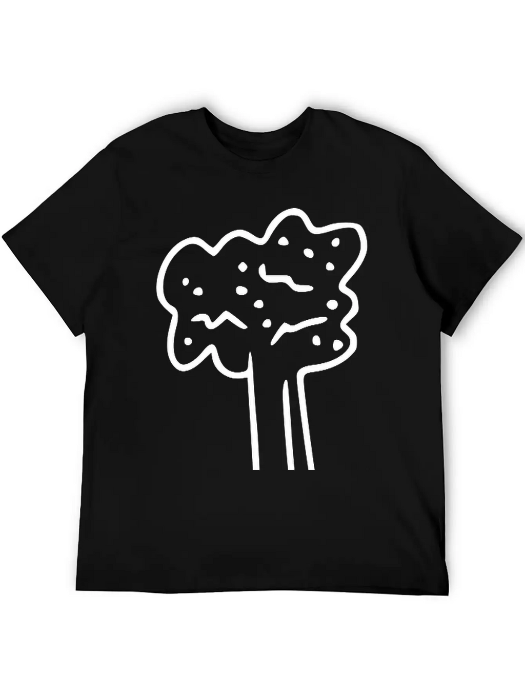 Emojis Sketch Celery Unisex Short Sleeve Soft Cotton T-Shirt – Casual Everyday Wear