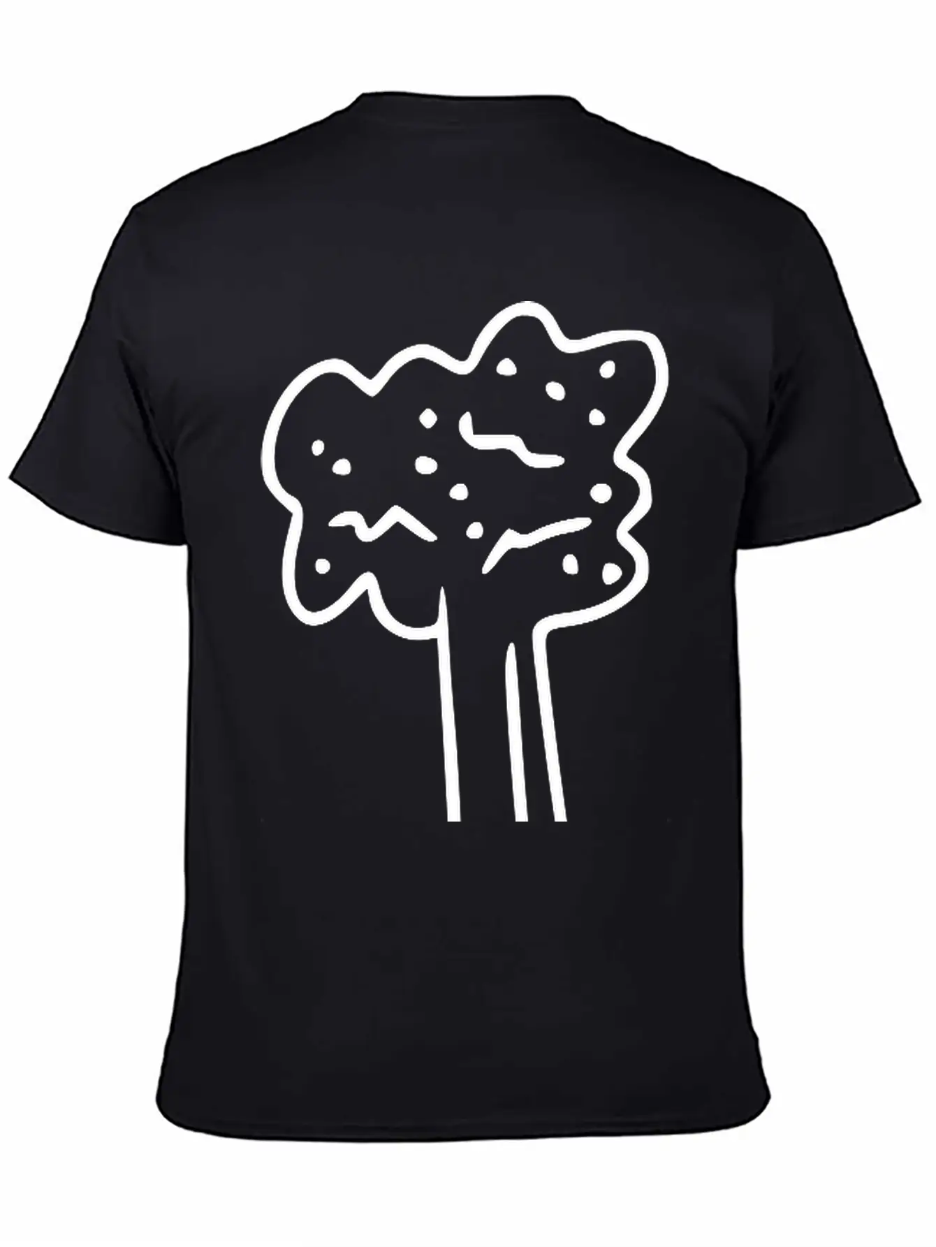 Emojis Sketch Celery Unisex Short Sleeve Soft Cotton T-Shirt – Casual Everyday Wear