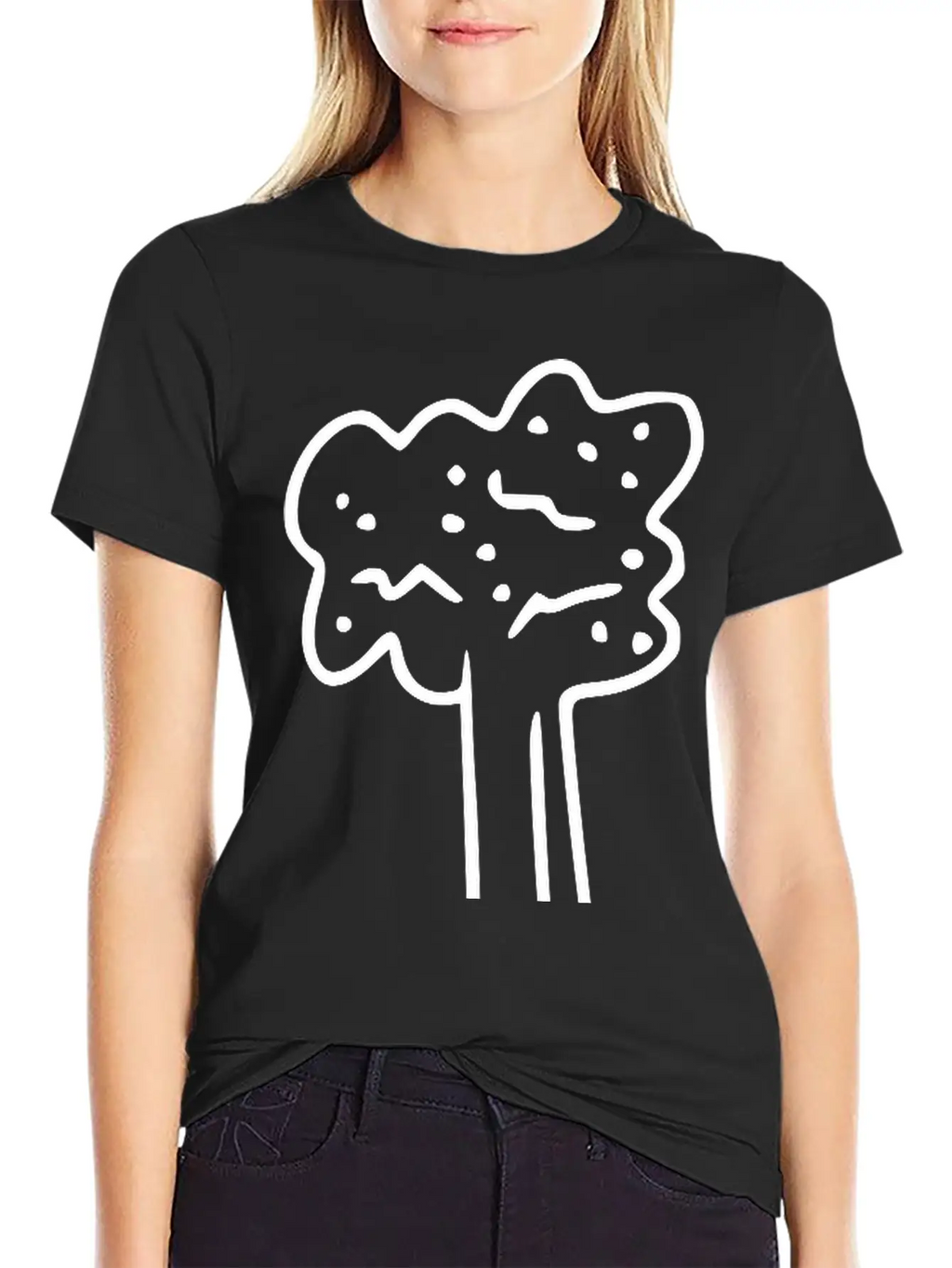 Emojis Sketch Celery Unisex Short Sleeve Soft Cotton T-Shirt – Casual Everyday Wear