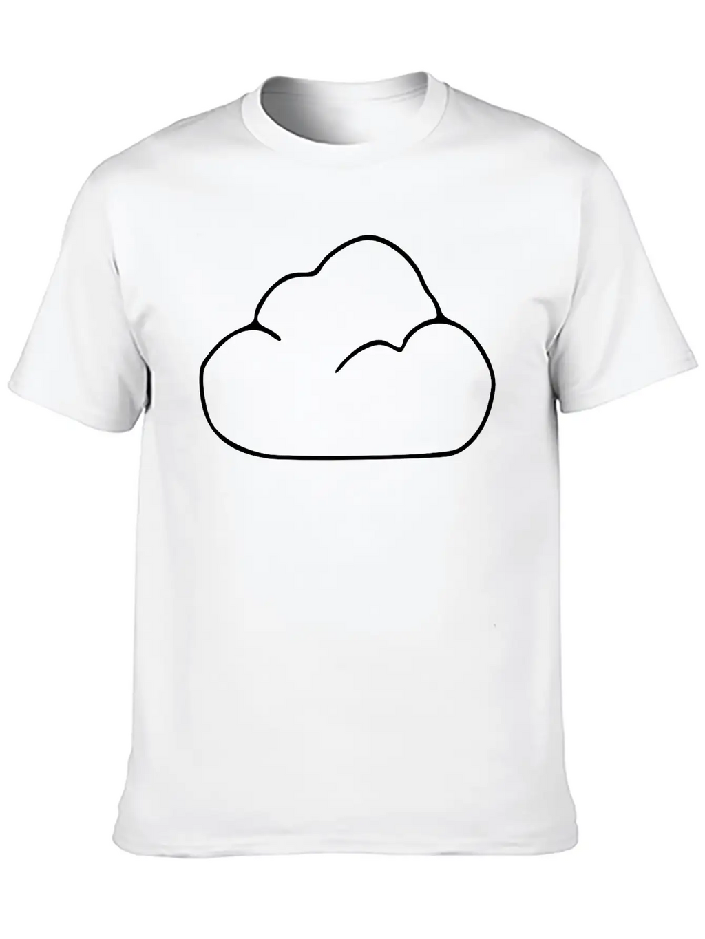 Emojis Sketch Cloud Breathable Graphic T-Shirt – Perfect For Casual Days