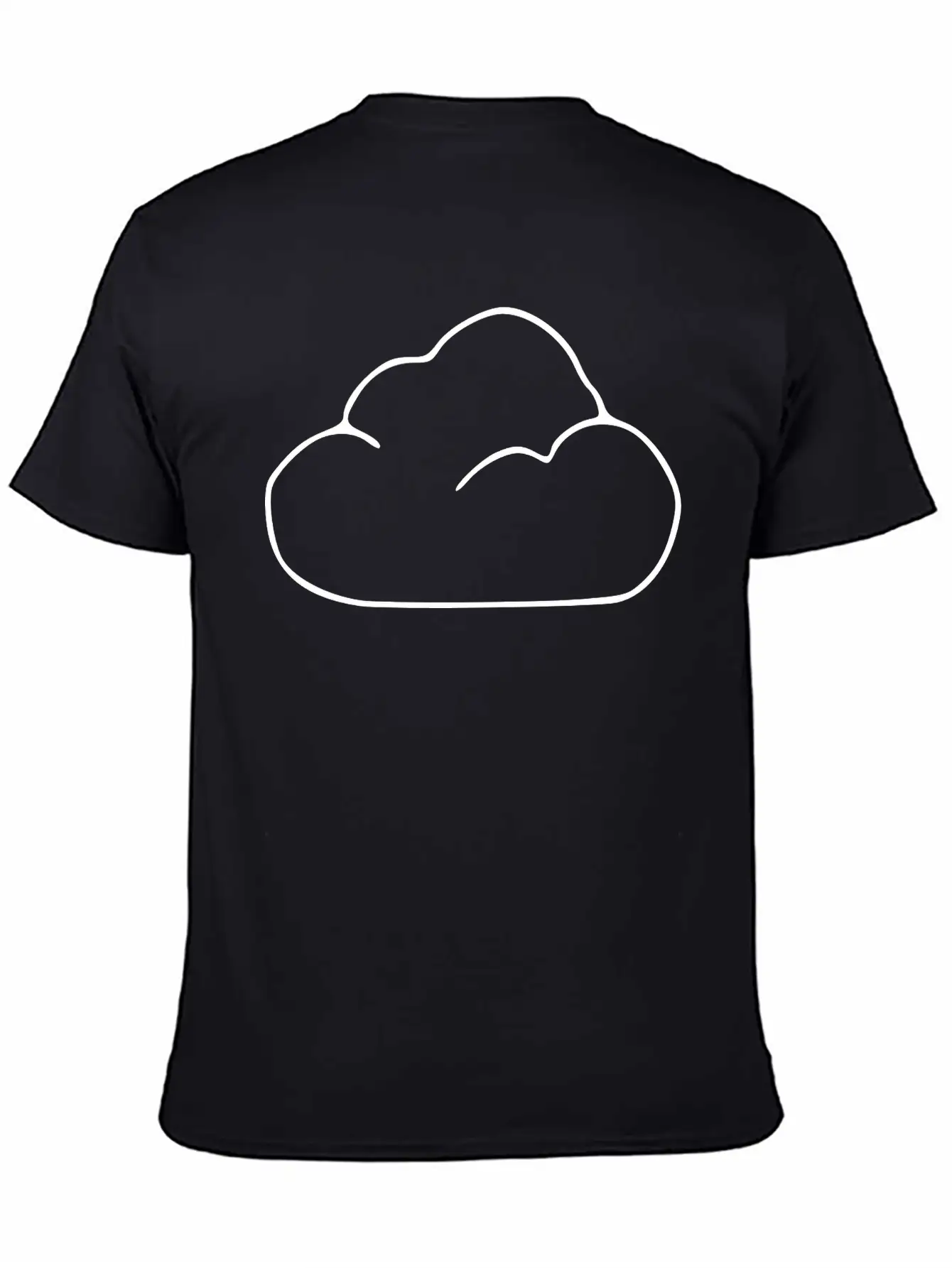 Emojis Sketch Cloud Breathable Graphic T-Shirt – Perfect For Casual Days
