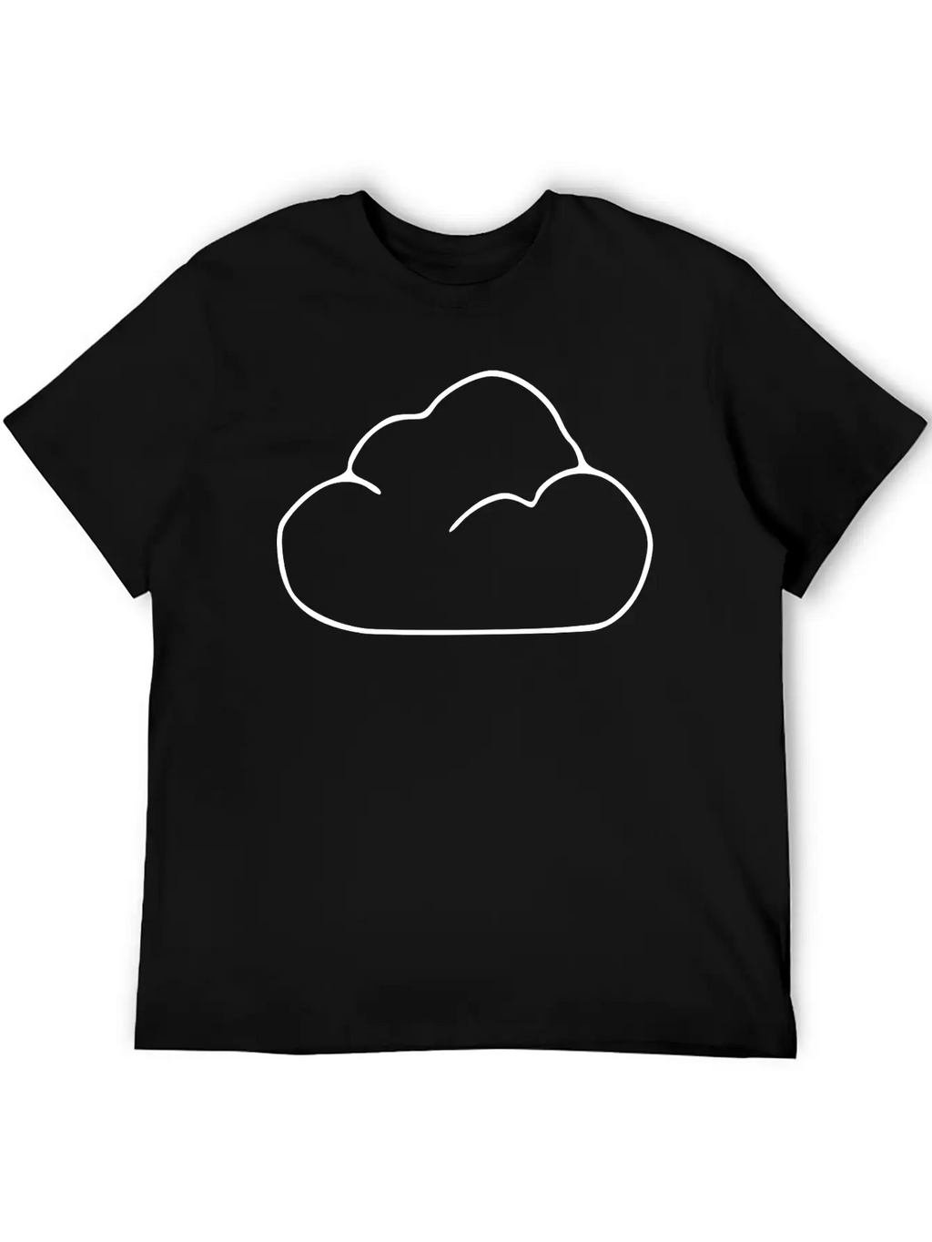 Emojis Sketch Cloud Breathable Graphic T-Shirt – Perfect For Casual Days