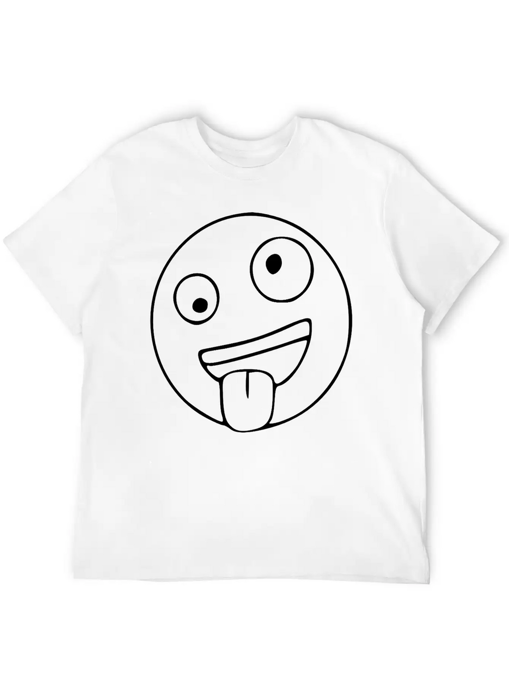 Emojis Sketch Crazy Stylish Everyday T-Shirt – Unisex Basic Cotton Tee