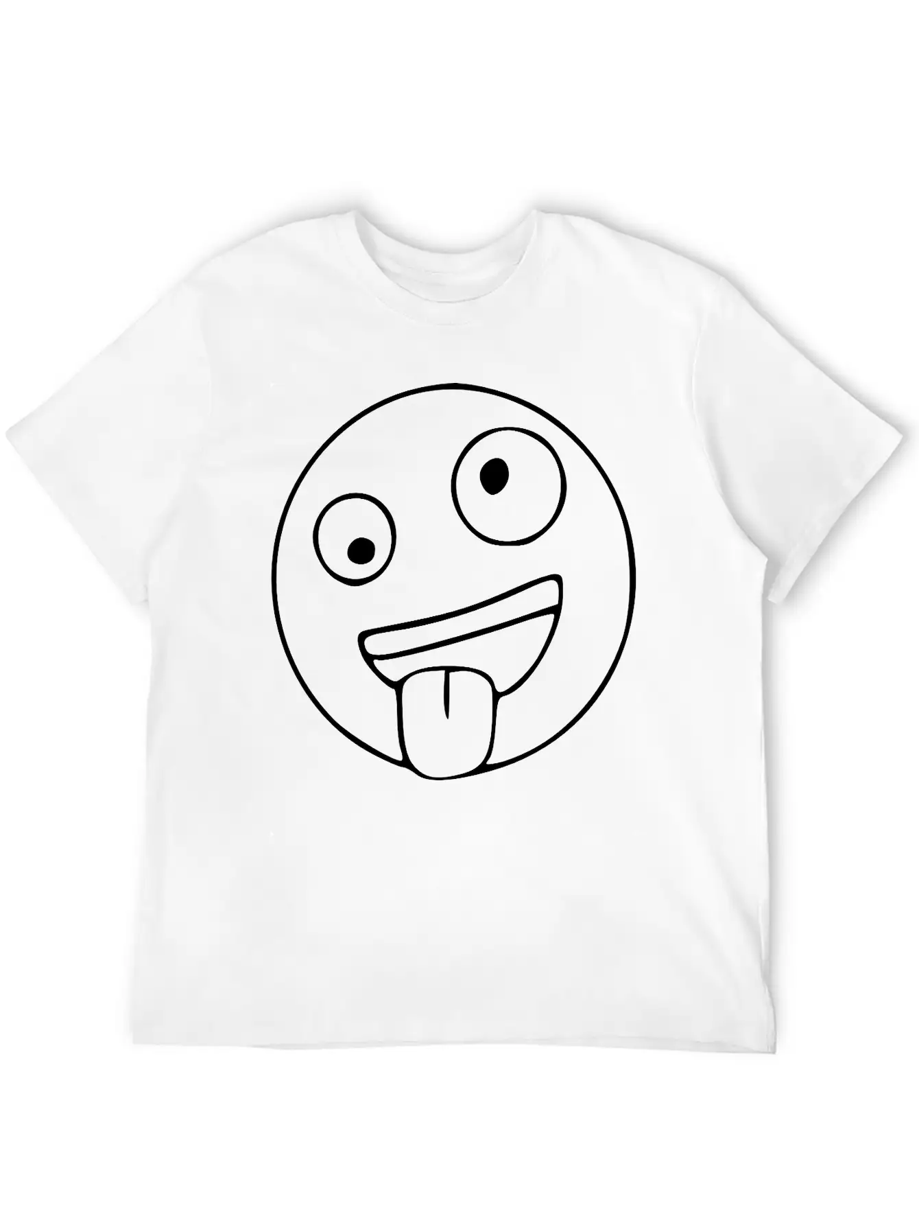 Emojis Sketch Crazy Stylish Everyday T-Shirt – Unisex Basic Cotton Tee