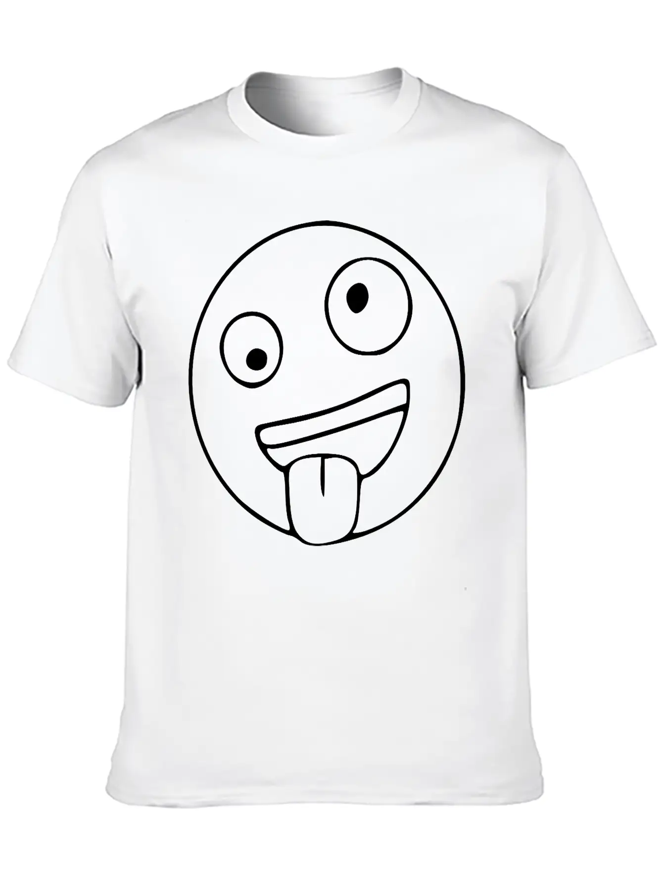 Emojis Sketch Crazy Stylish Everyday T-Shirt – Unisex Basic Cotton Tee