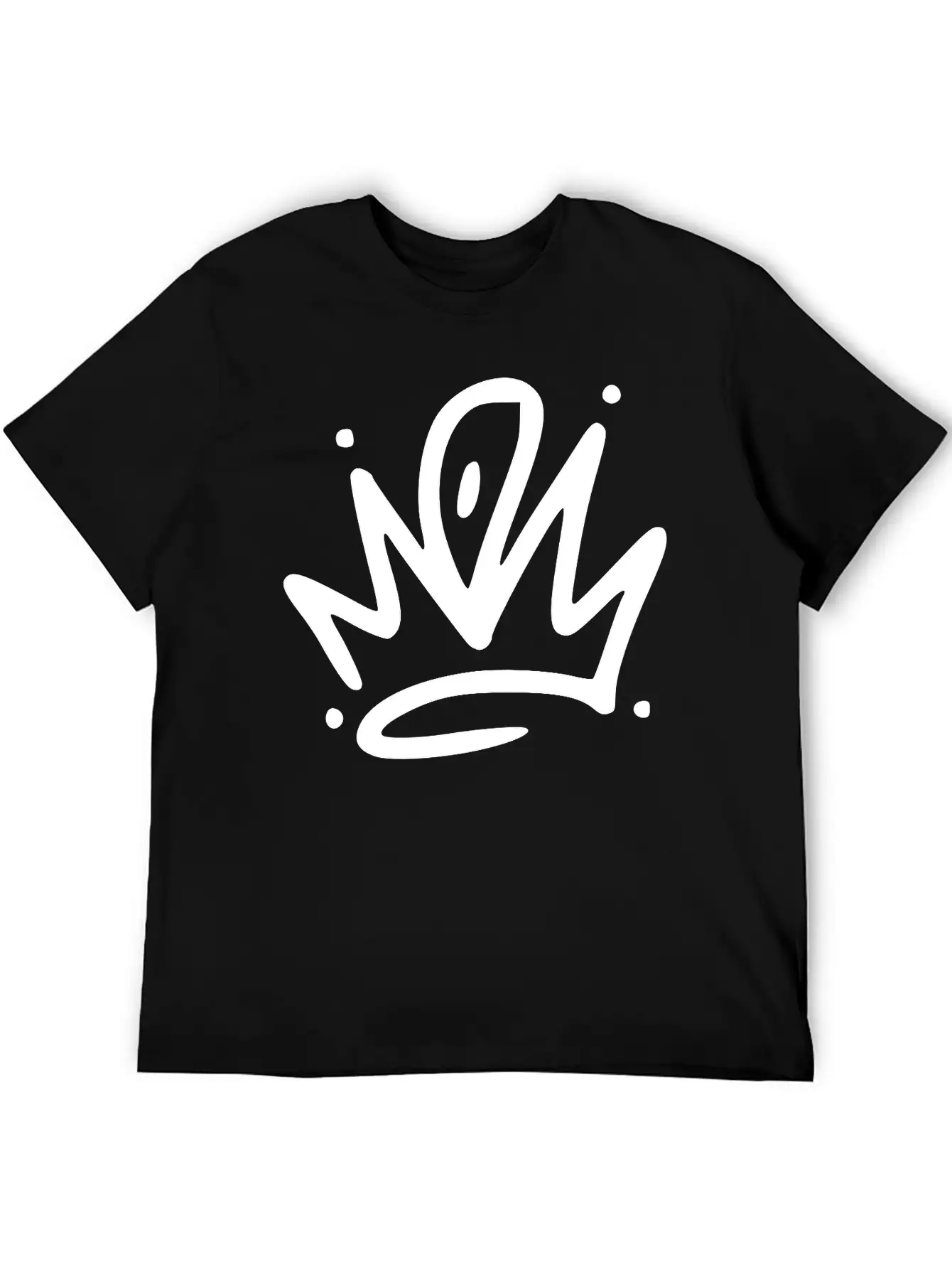 Emojis Sketch Crown Breathable Graphic T-Shirt – Perfect For Casual Days