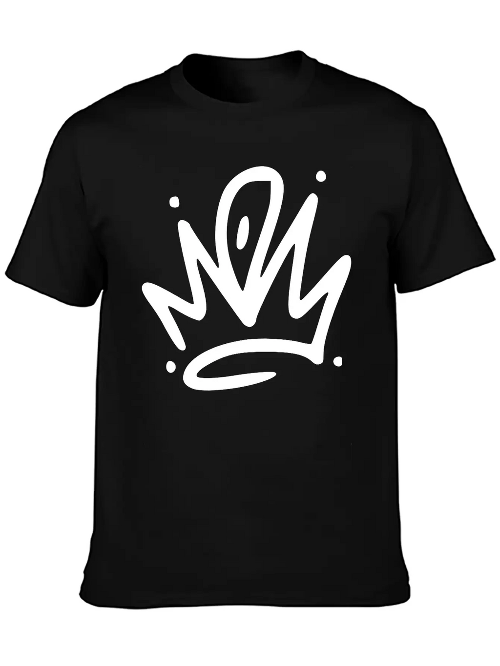 Emojis Sketch Crown Breathable Graphic T-Shirt – Perfect For Casual Days