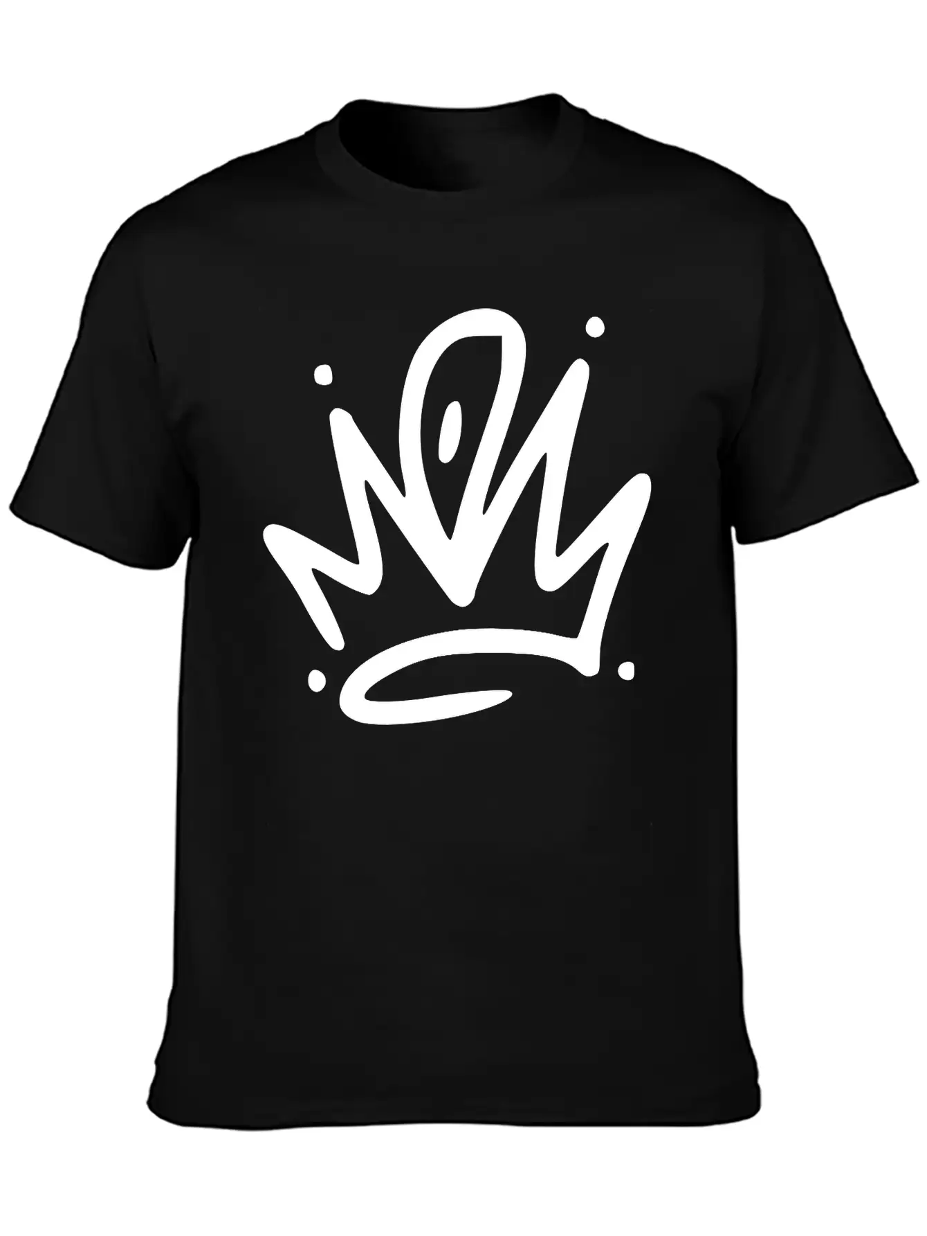 Emojis Sketch Crown Breathable Graphic T-Shirt – Perfect For Casual Days