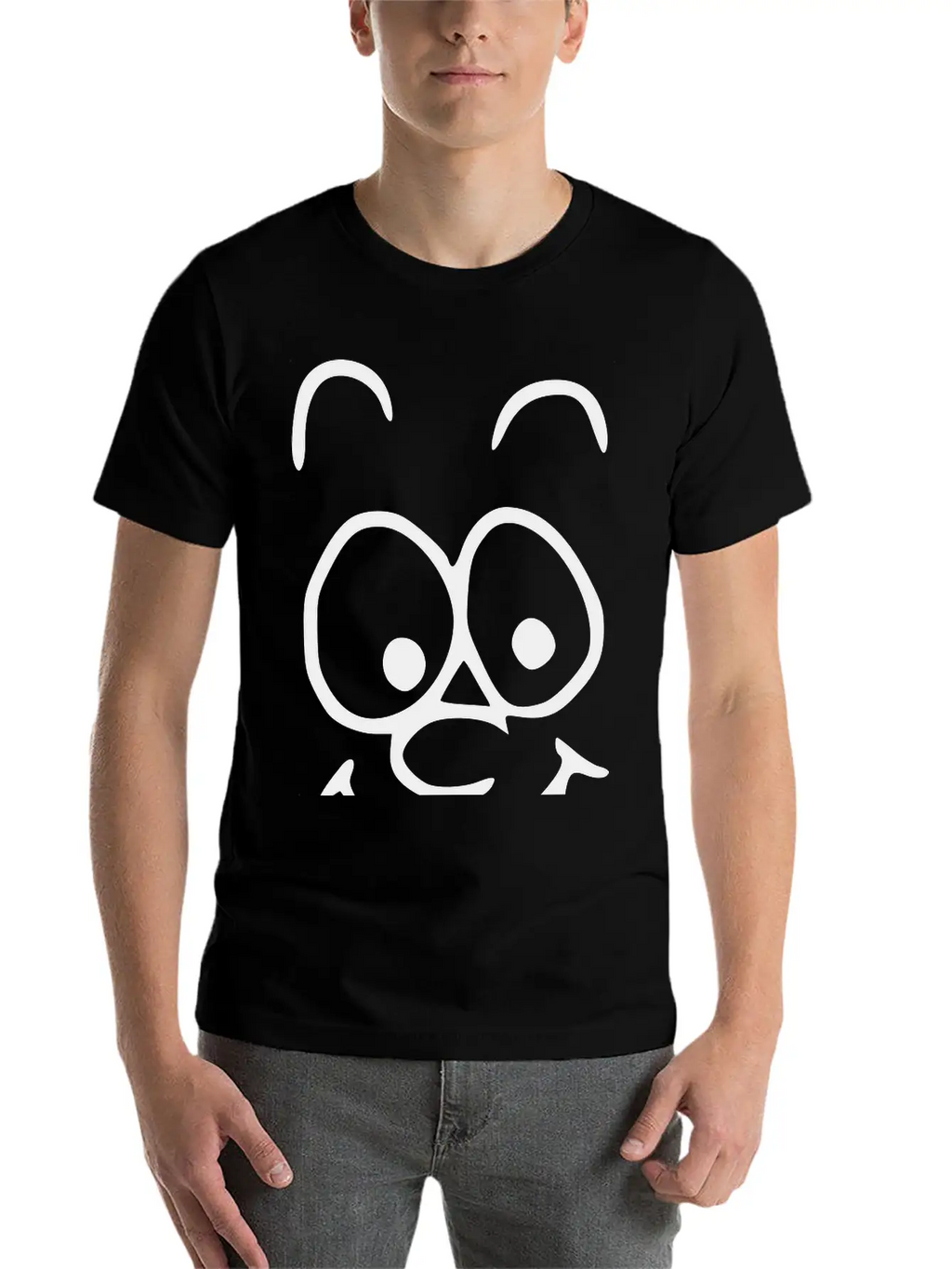 Emojis Sketch Happy Happiness Breathable Soft Cotton T-Shirt – Timeless Casual Look