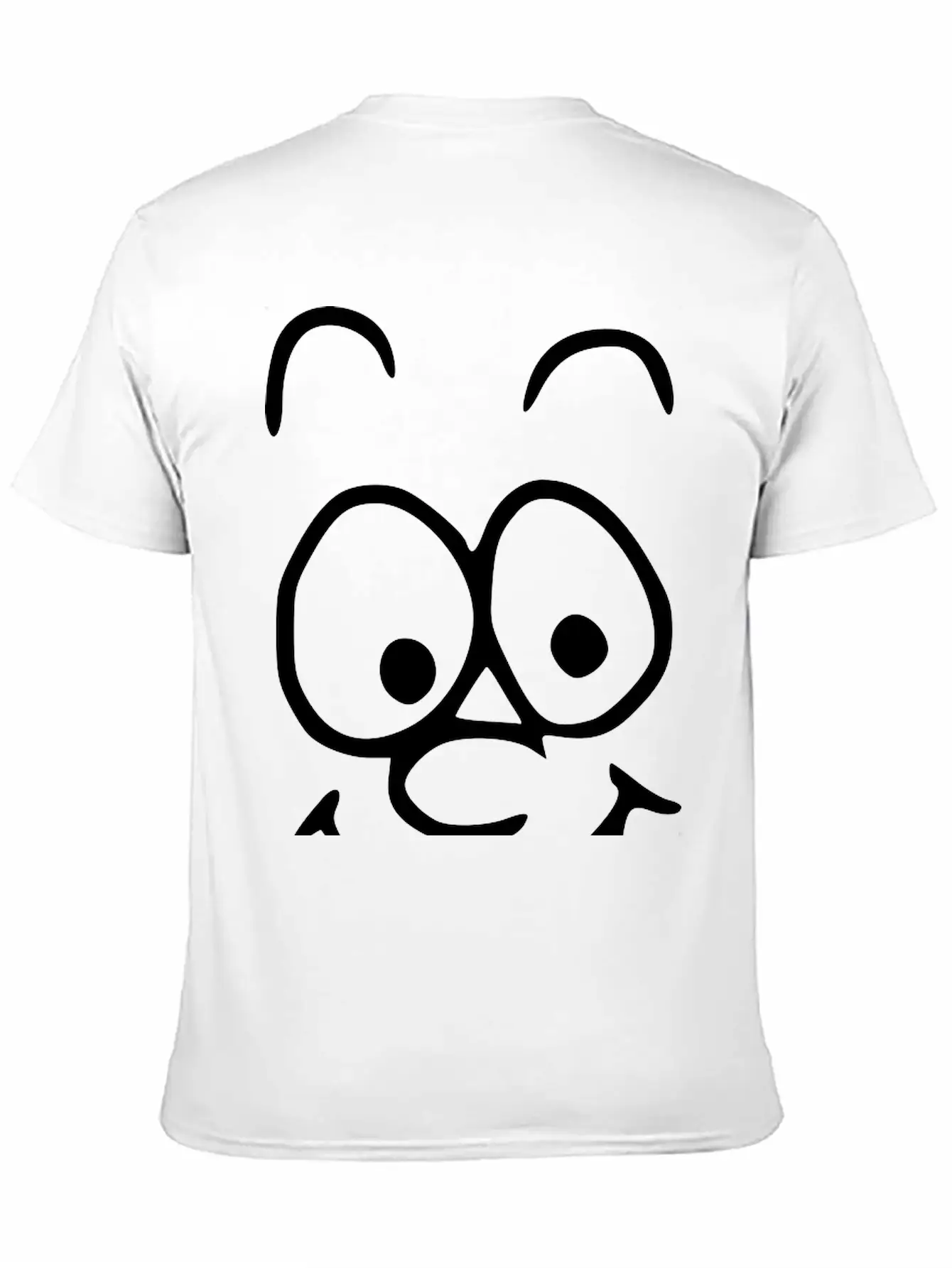 Emojis Sketch Happy Happiness Breathable Soft Cotton T-Shirt – Timeless Casual Look
