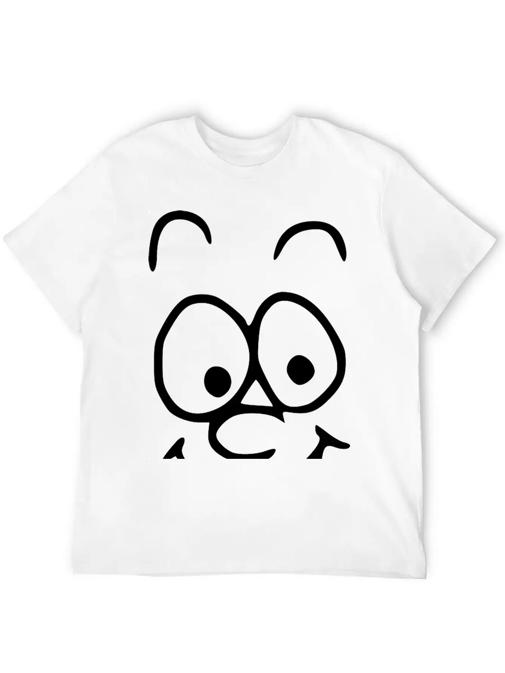Emojis Sketch Happy Happiness Breathable Soft Cotton T-Shirt – Timeless Casual Look