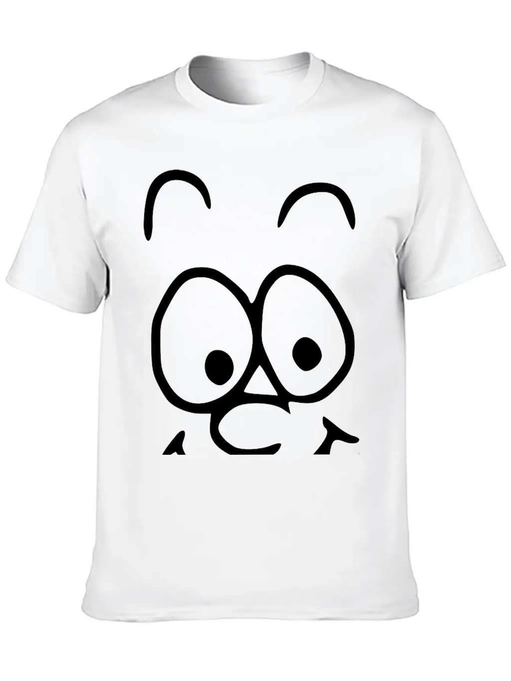 Emojis Sketch Happy Happiness Breathable Soft Cotton T-Shirt – Timeless Casual Look
