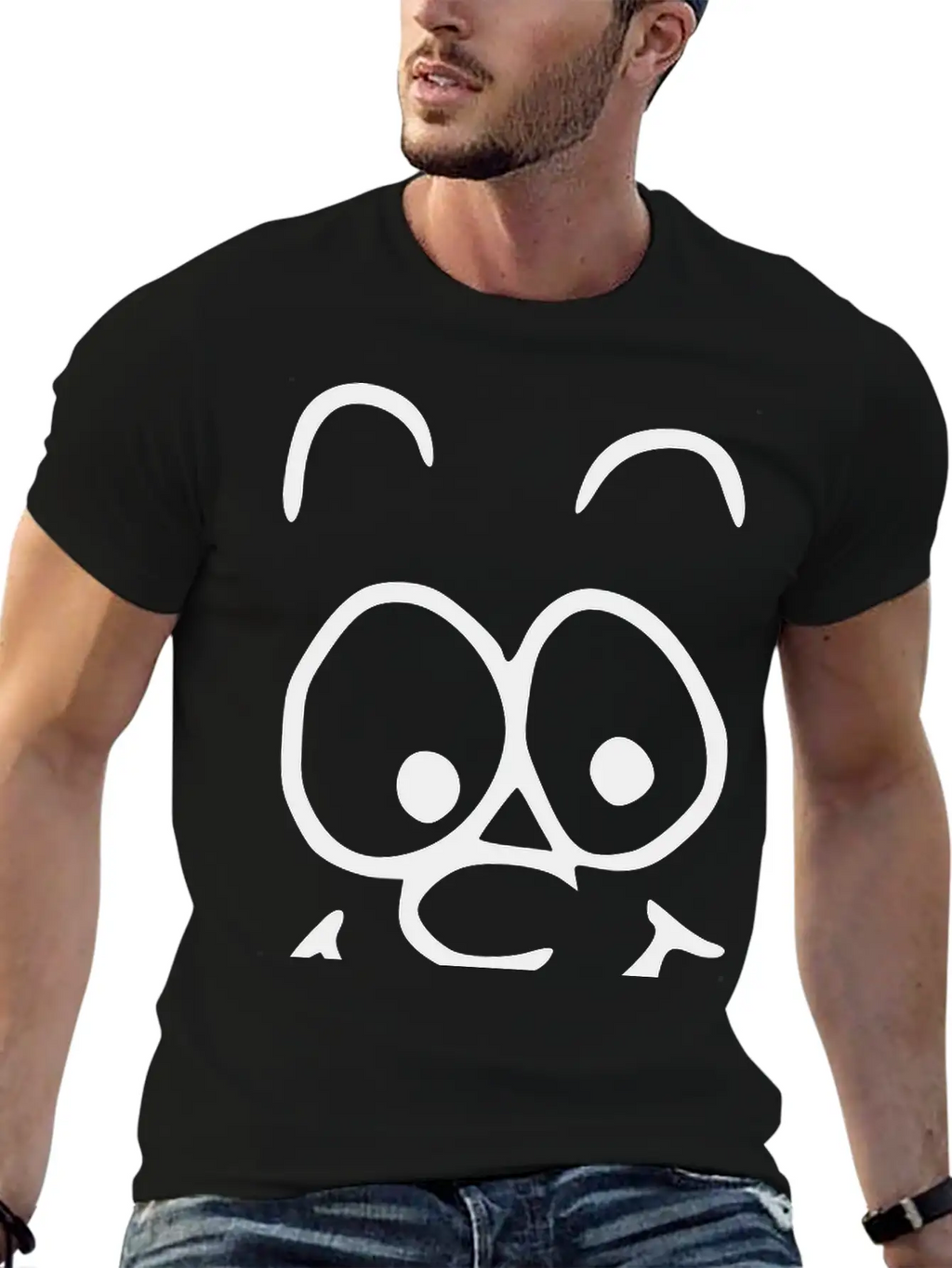 Emojis Sketch Happy Happiness Breathable Soft Cotton T-Shirt – Timeless Casual Look