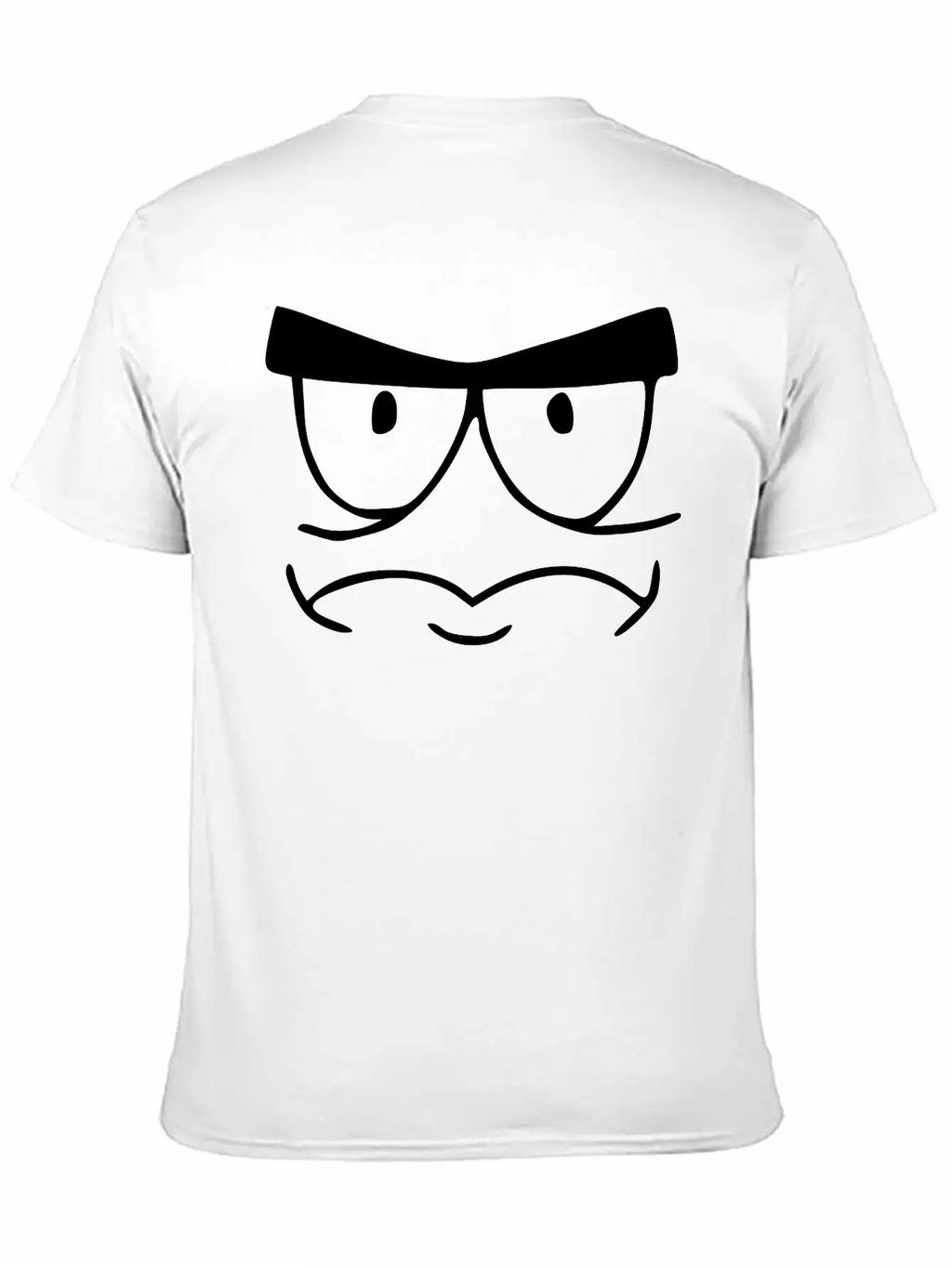 Emojis Sketch Tense Unisex Short Sleeve Soft Cotton T-Shirt – Casual Everyday Wear