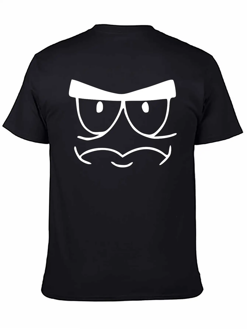 Emojis Sketch Tense Unisex Short Sleeve Soft Cotton T-Shirt – Casual Everyday Wear