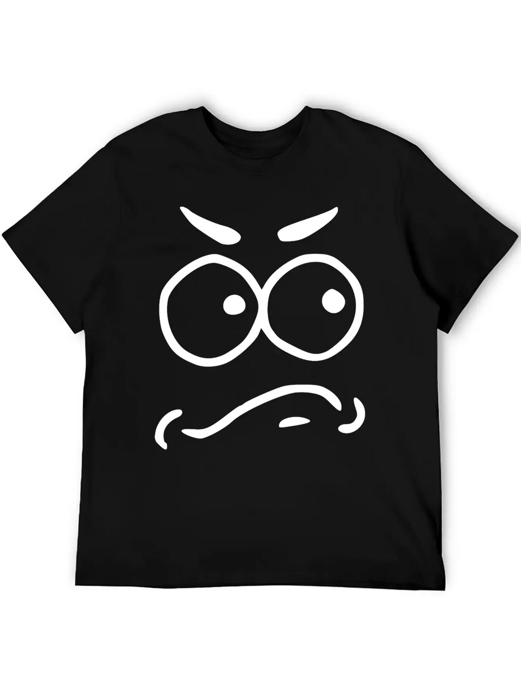 Emojis Sketch Unsecure Insecure Unisex Casual T-Shirt – Clean Design For Daily Comfort