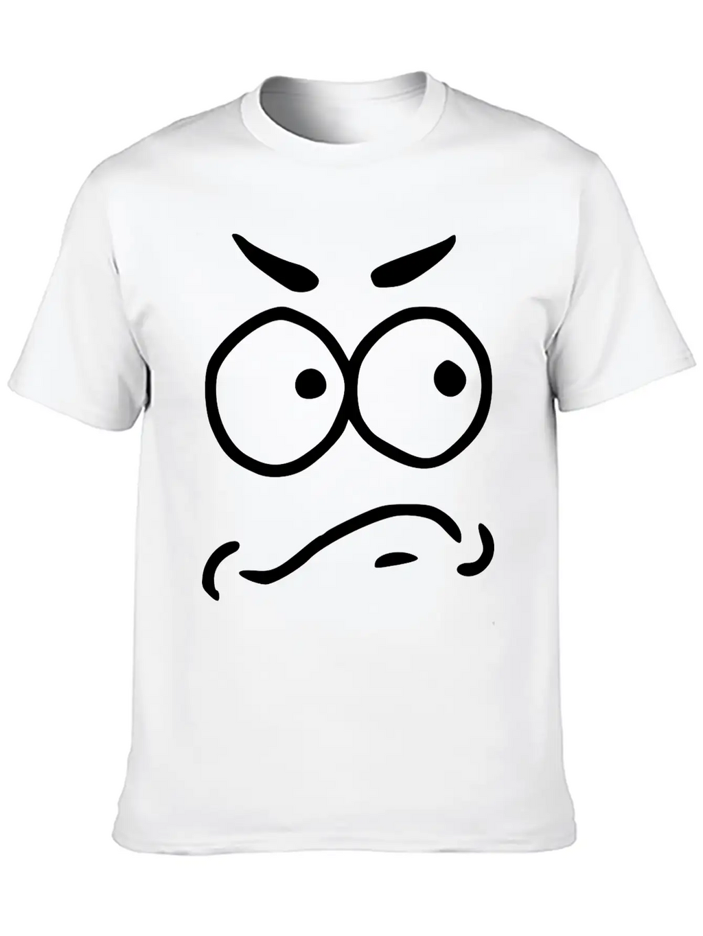 Emojis Sketch Unsecure Insecure Unisex Casual T-Shirt – Clean Design For Daily Comfort