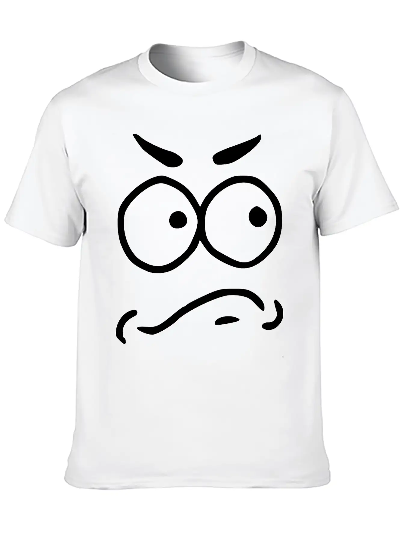 Emojis Sketch Unsecure Insecure Unisex Casual T-Shirt – Clean Design For Daily Comfort