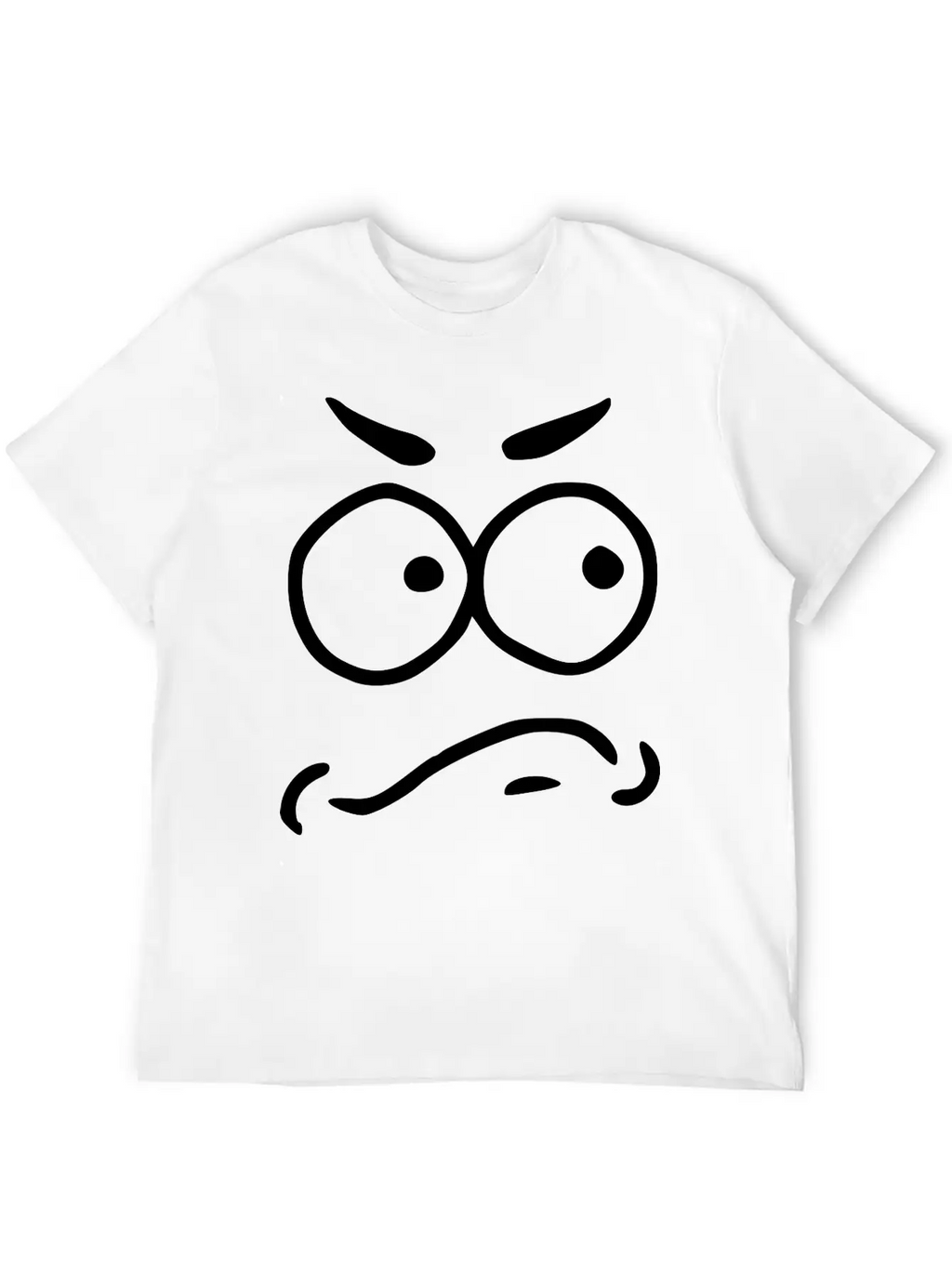 Emojis Sketch Unsecure Insecure Unisex Casual T-Shirt – Clean Design For Daily Comfort