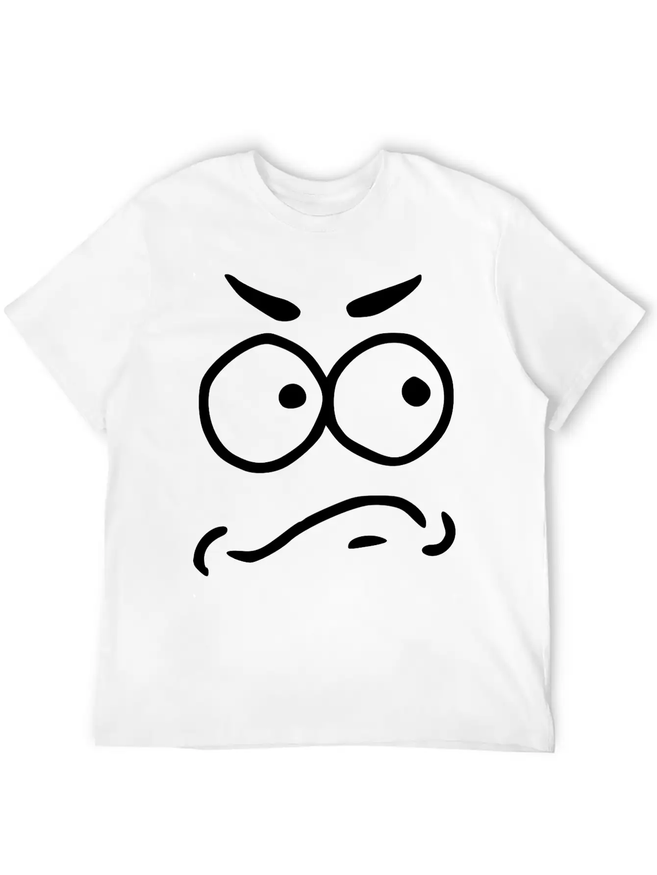 Emojis Sketch Unsecure Insecure Unisex Casual T-Shirt – Clean Design For Daily Comfort