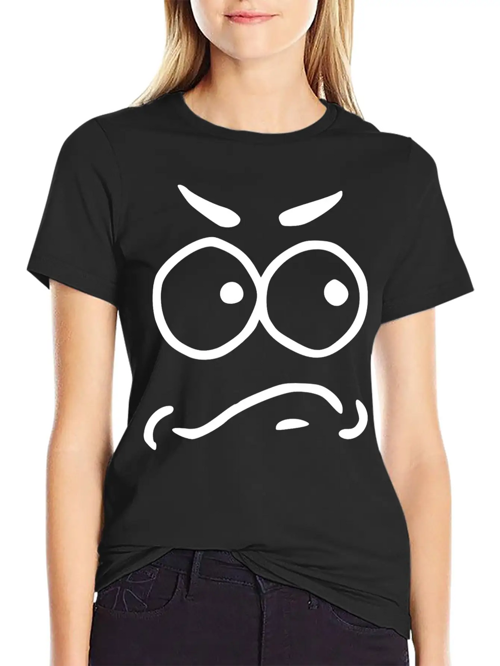 Emojis Sketch Unsecure Insecure Unisex Casual T-Shirt – Clean Design For Daily Comfort