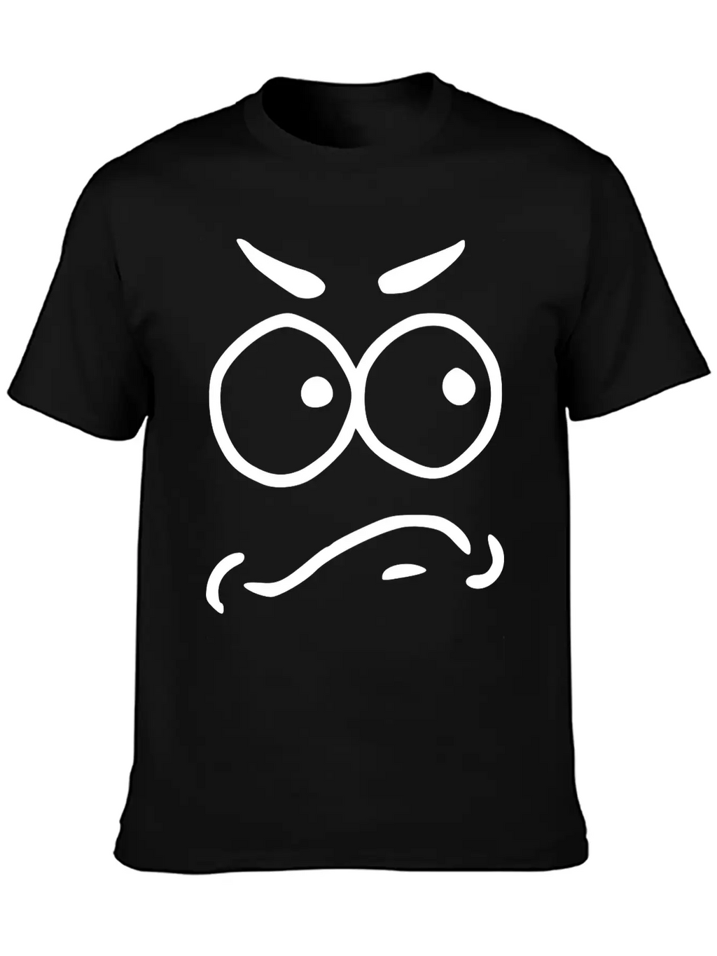 Emojis Sketch Unsecure Insecure Unisex Casual T-Shirt – Clean Design For Daily Comfort