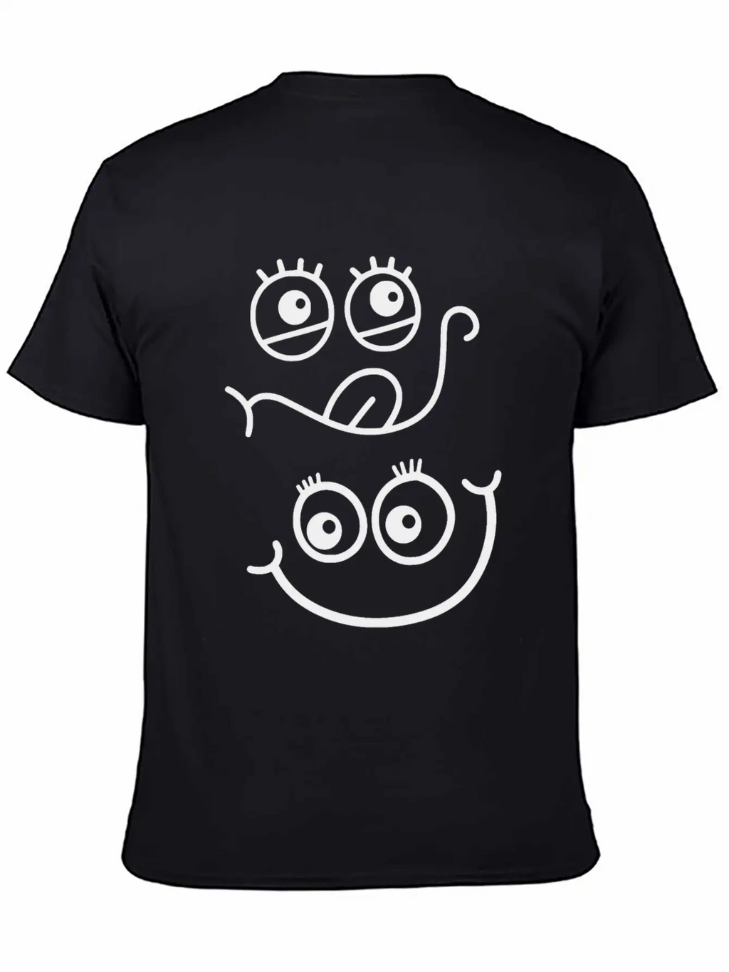 Emoticon Feeling Faces Comic Funny Unisex Casual T-Shirt – Clean Design For Daily Comfort