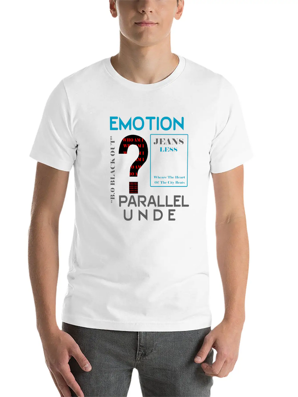 EMOTION TSHIRT 01 Unisex Short Sleeve Soft Cotton T-Shirt – Casual Everyday Wear