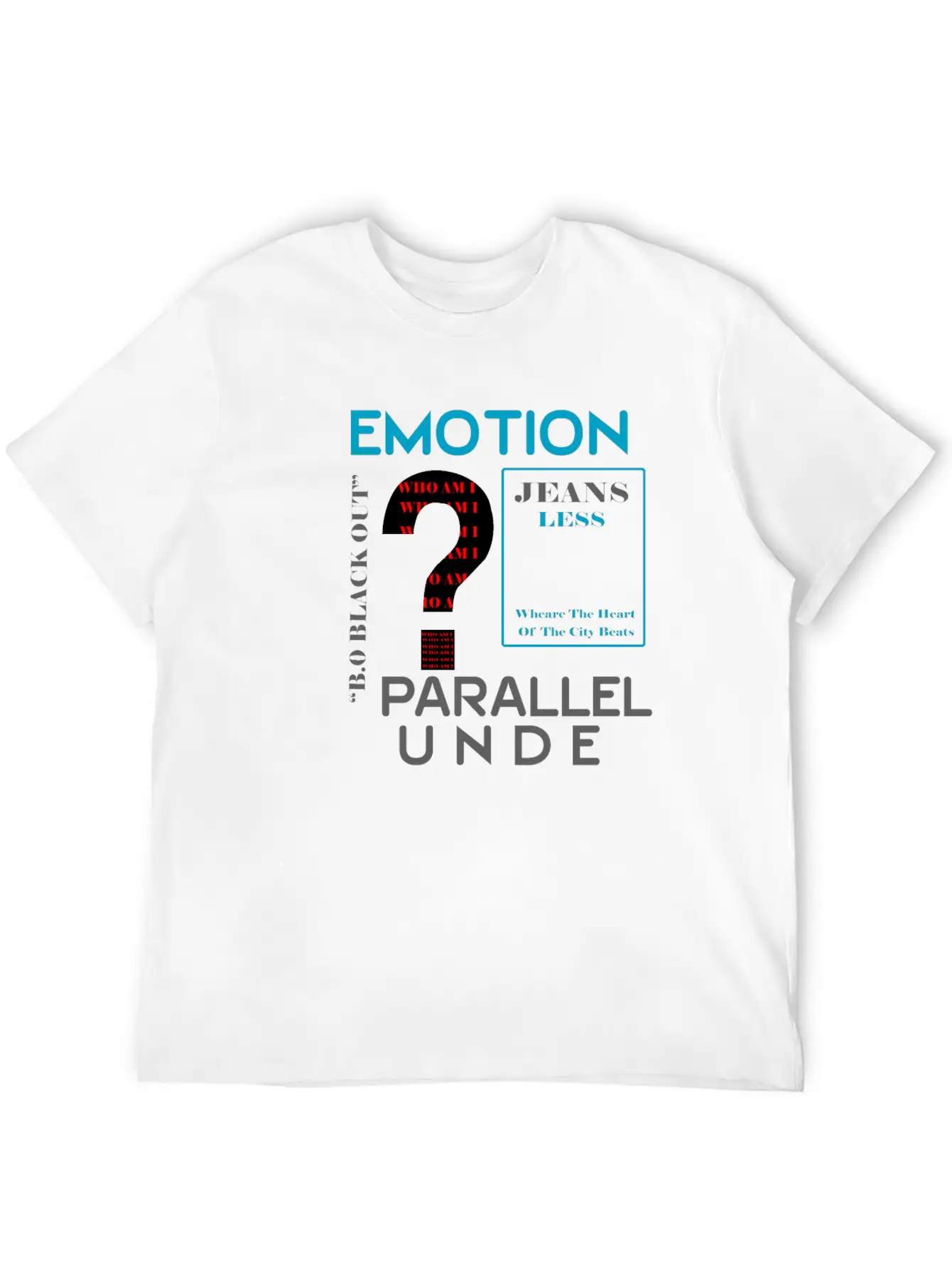 EMOTION TSHIRT 01 Unisex Short Sleeve Soft Cotton T-Shirt – Casual Everyday Wear