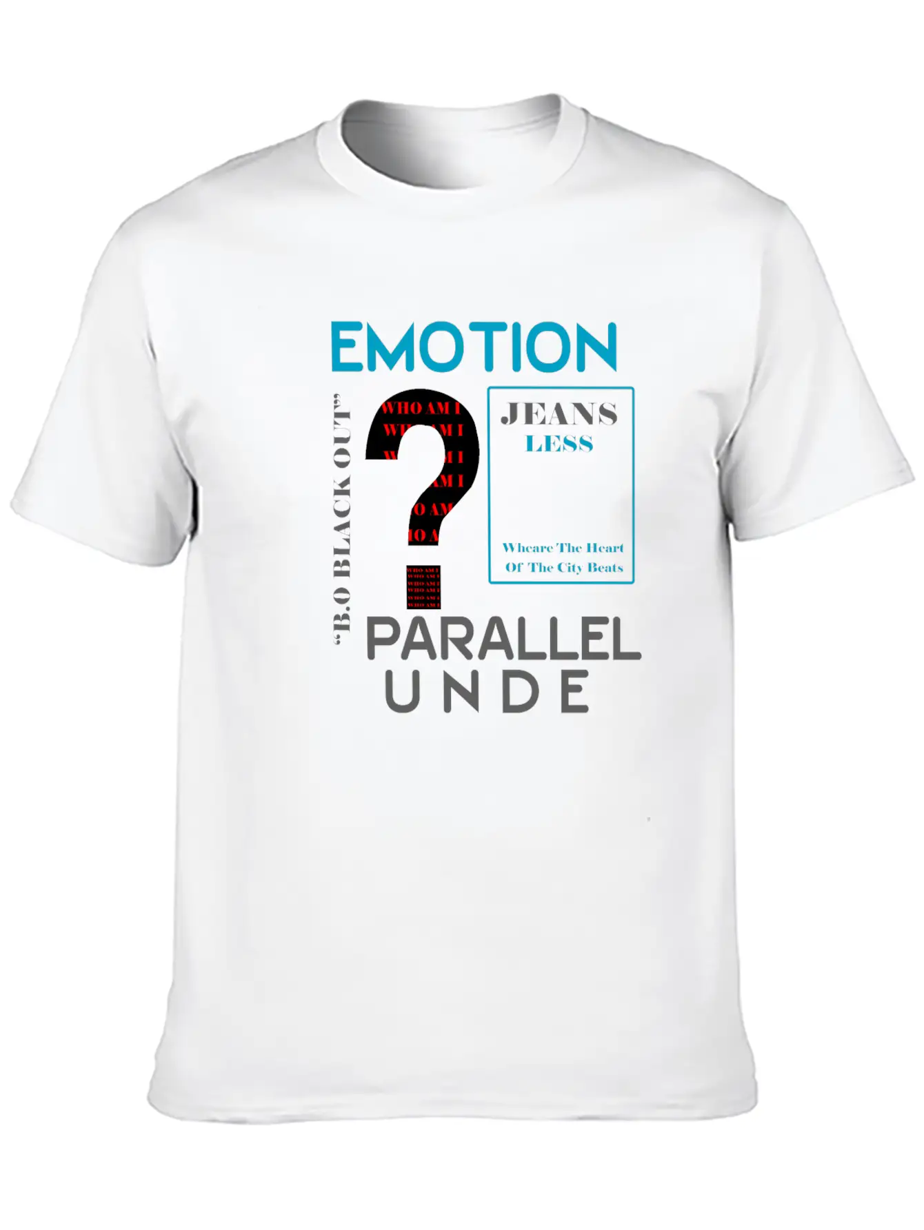 EMOTION TSHIRT 01 Unisex Short Sleeve Soft Cotton T-Shirt – Casual Everyday Wear
