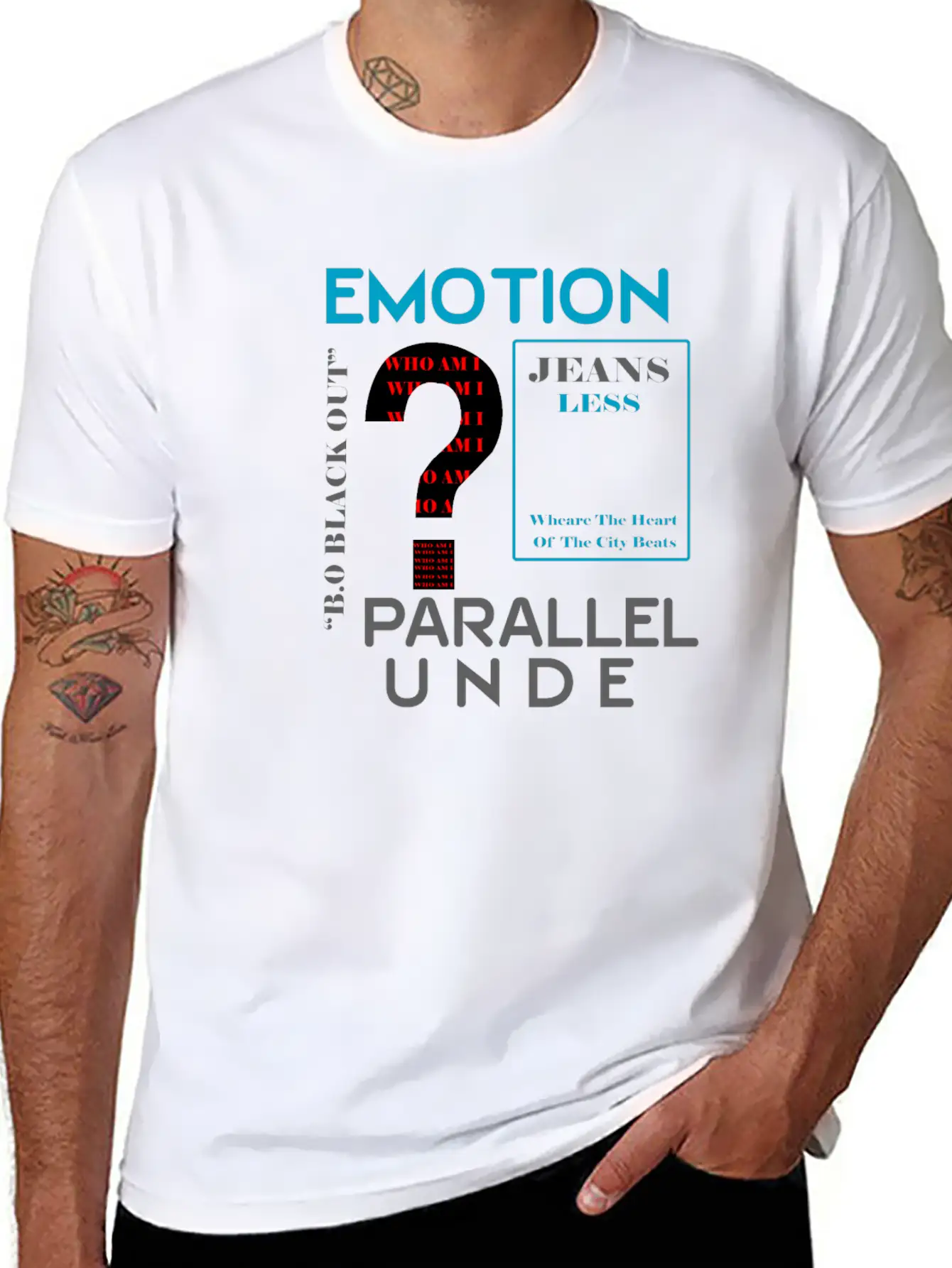 EMOTION TSHIRT 01 Unisex Short Sleeve Soft Cotton T-Shirt – Casual Everyday Wear