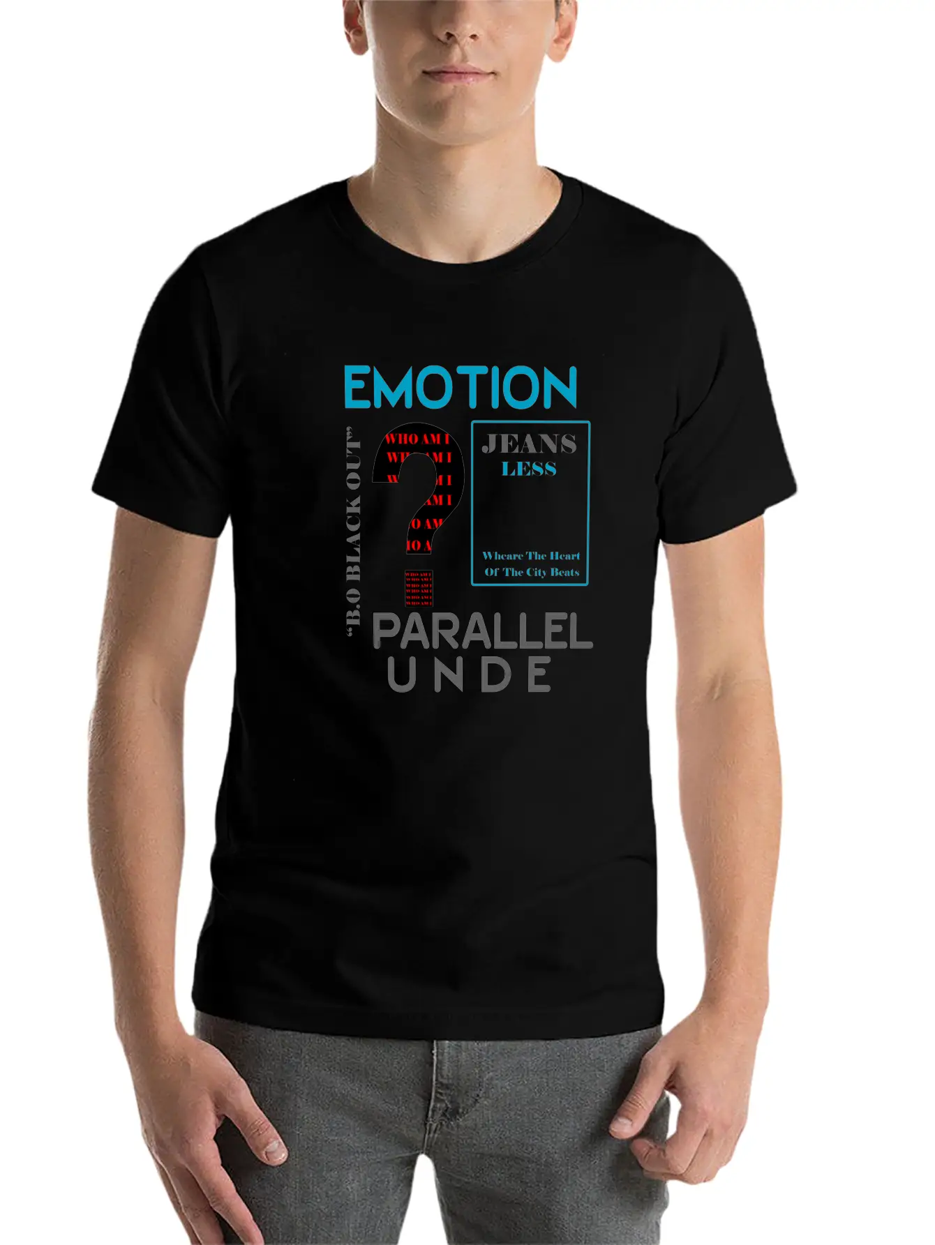 EMOTION TSHIRT 01 Unisex Short Sleeve Soft Cotton T-Shirt – Casual Everyday Wear