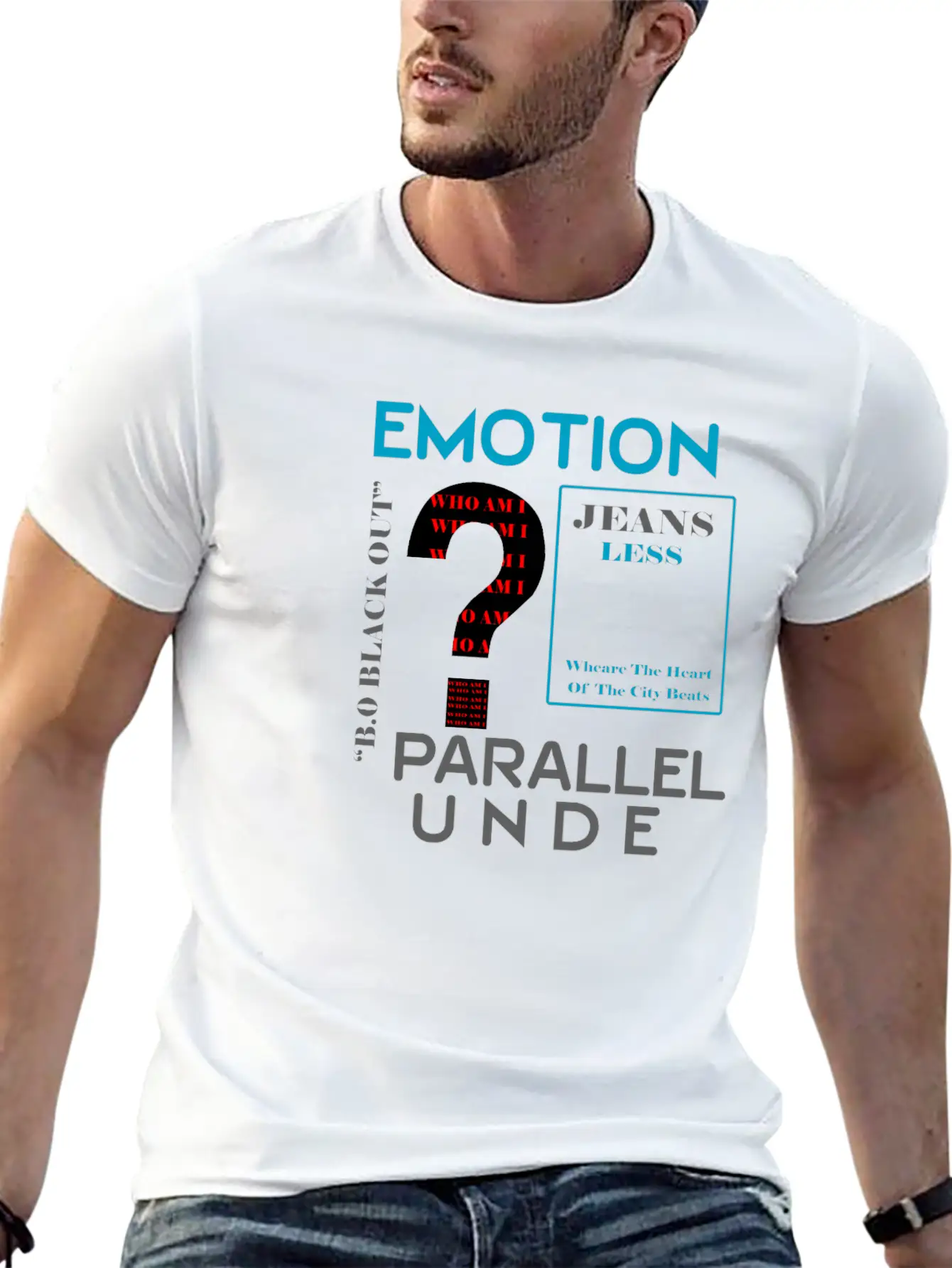 EMOTION TSHIRT 01 Unisex Short Sleeve Soft Cotton T-Shirt – Casual Everyday Wear
