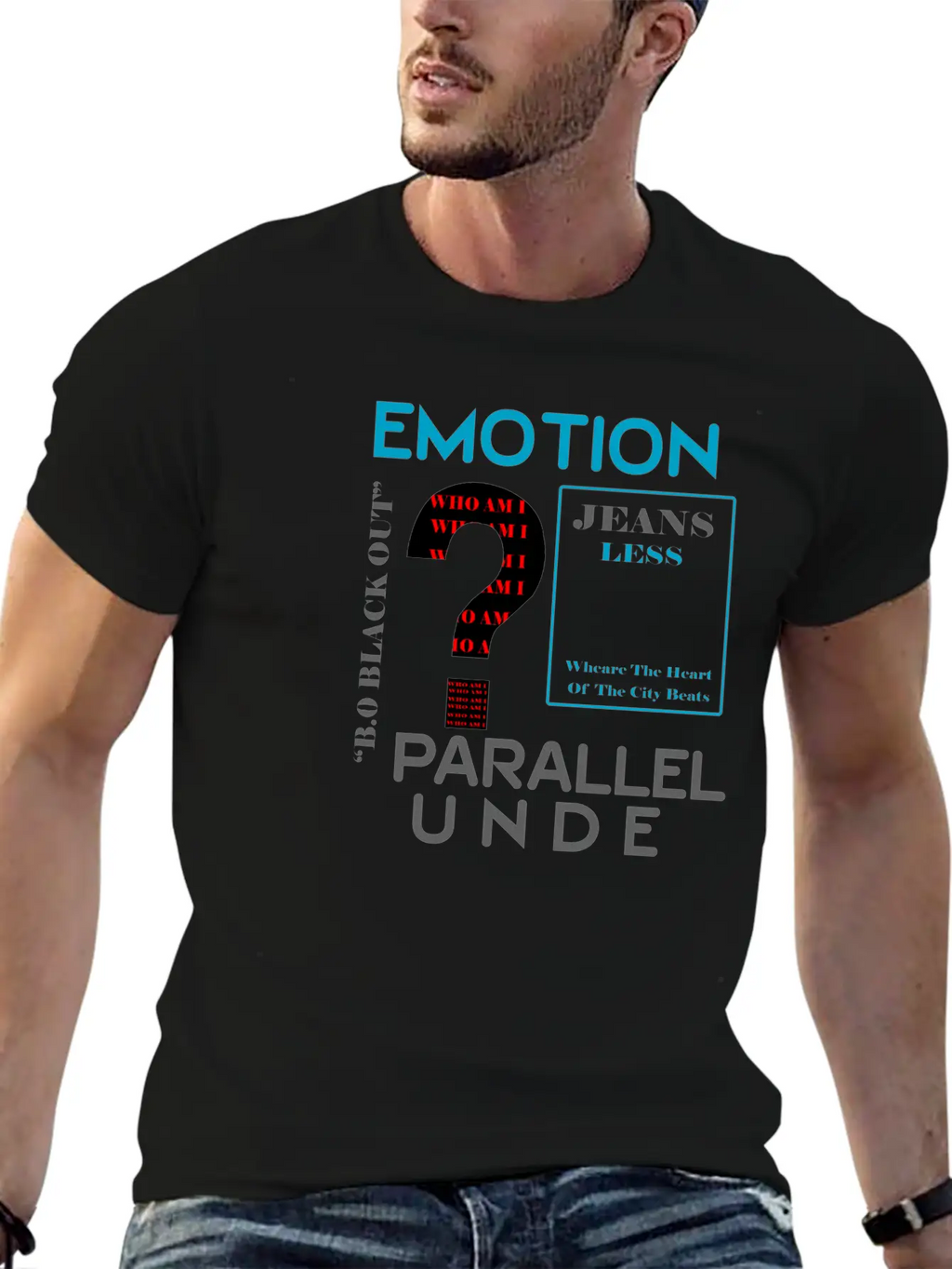 EMOTION TSHIRT 01 Unisex Short Sleeve Soft Cotton T-Shirt – Casual Everyday Wear