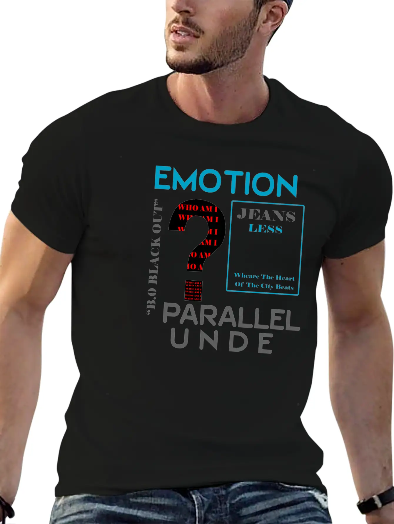 EMOTION TSHIRT 01 Unisex Short Sleeve Soft Cotton T-Shirt – Casual Everyday Wear