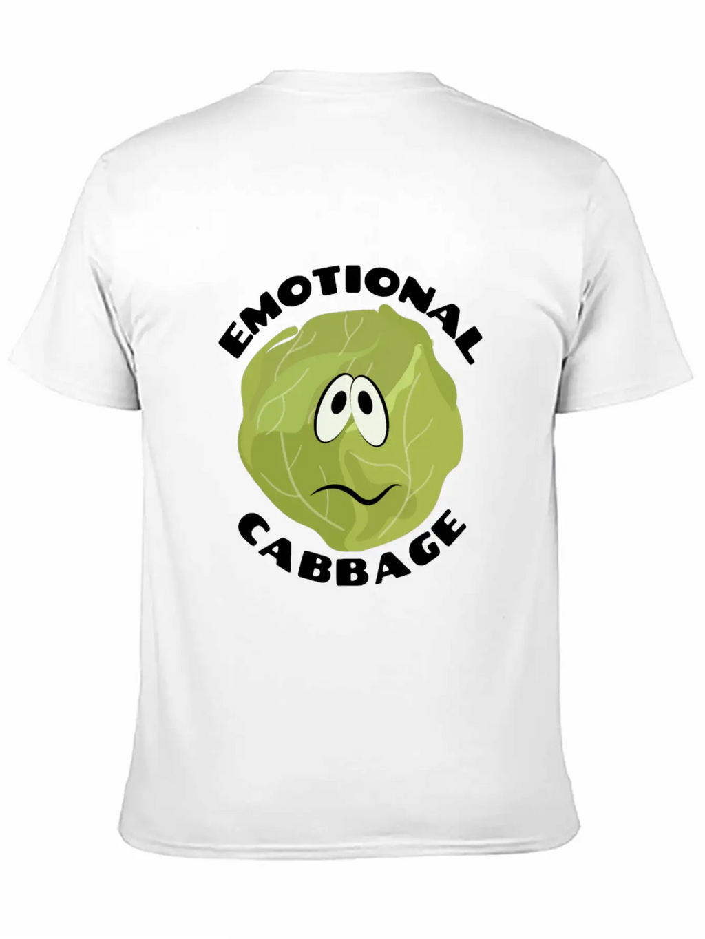 Emotional Baggage | Cabbage Pun Unisex Casual T-Shirt – Clean Design For Daily Comfort