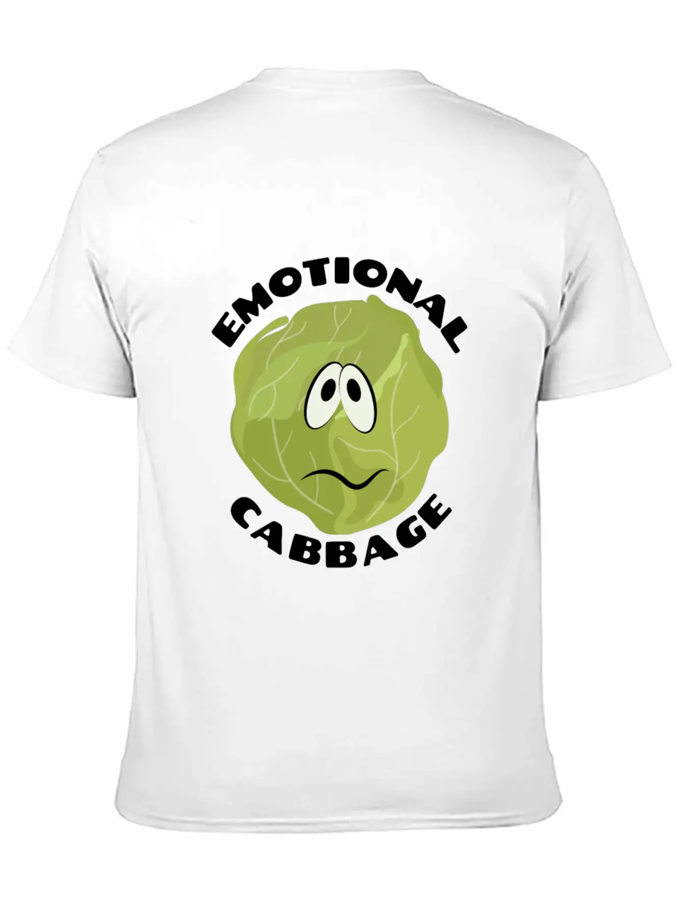 Emotional Baggage | Cabbage Pun Unisex Casual T-Shirt – Clean Design For Daily Comfort