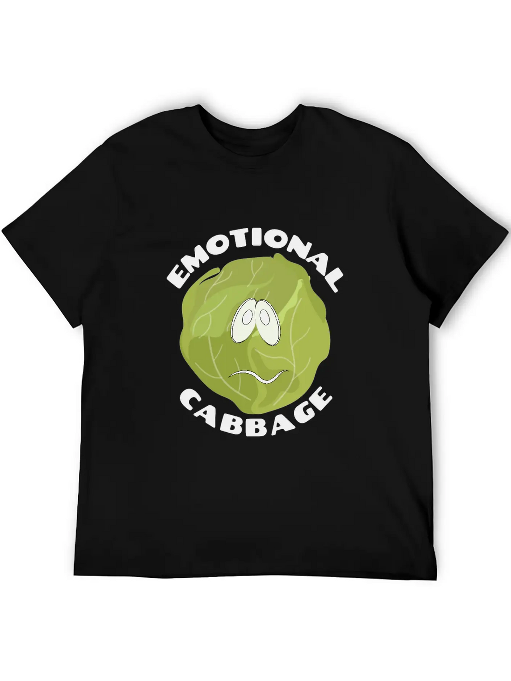 Emotional Baggage | Cabbage Pun Unisex Casual T-Shirt – Clean Design For Daily Comfort