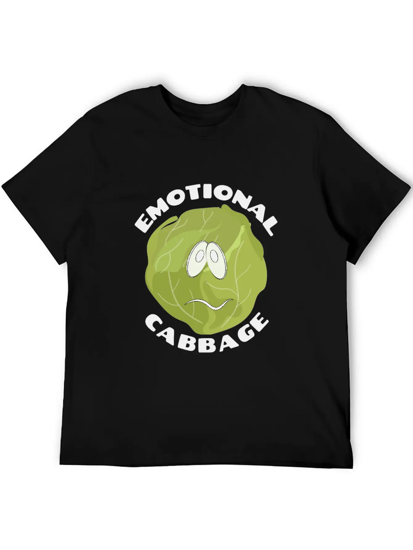 Emotional Baggage | Cabbage Pun Unisex Casual T-Shirt – Clean Design For Daily Comfort
