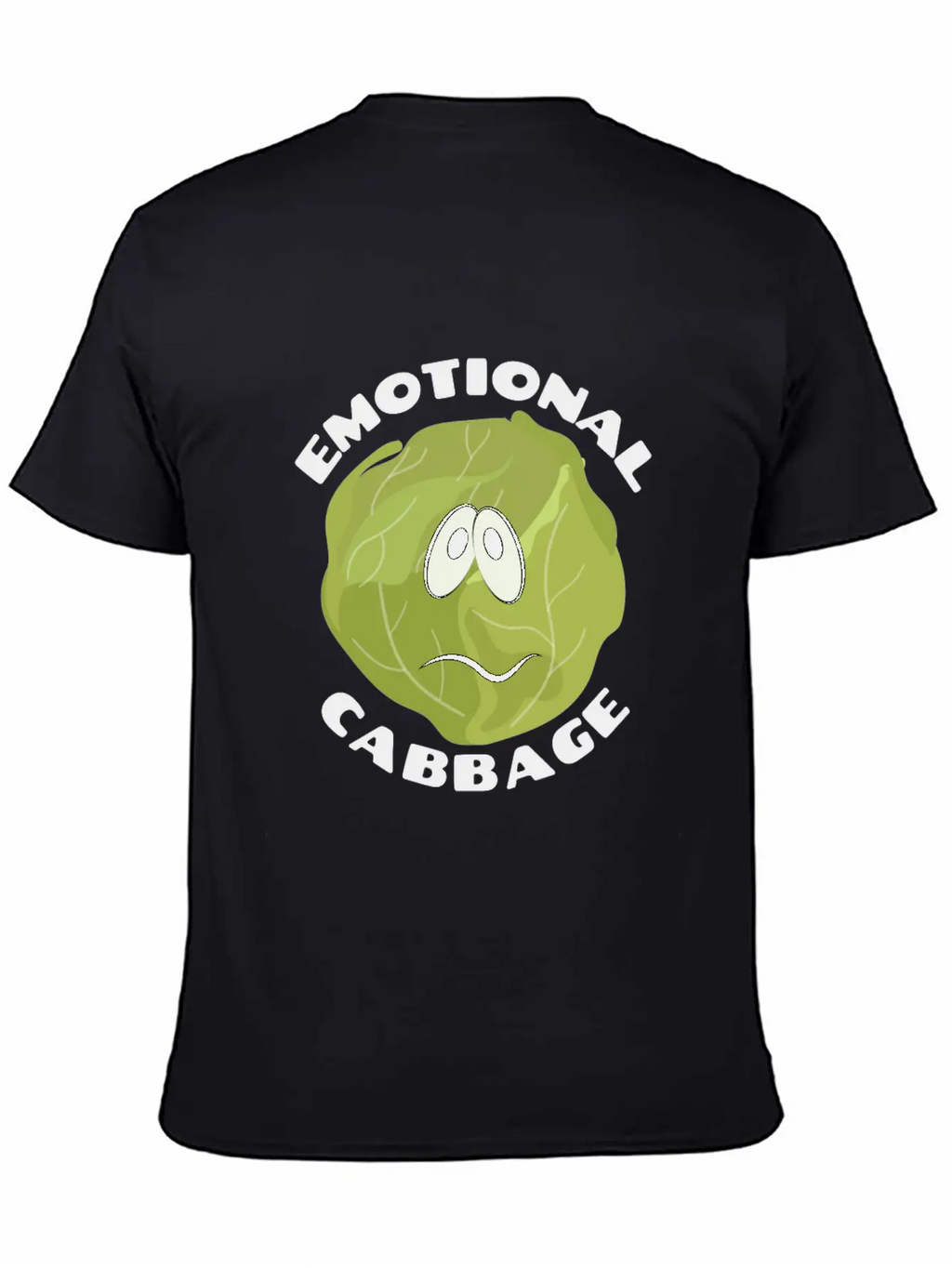 Emotional Baggage | Cabbage Pun Unisex Casual T-Shirt – Clean Design For Daily Comfort