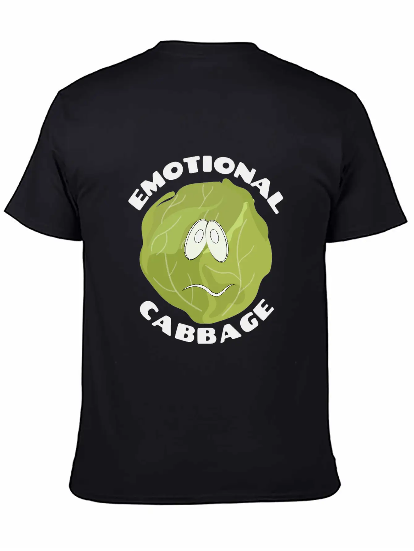 Emotional Baggage | Cabbage Pun Unisex Casual T-Shirt – Clean Design For Daily Comfort
