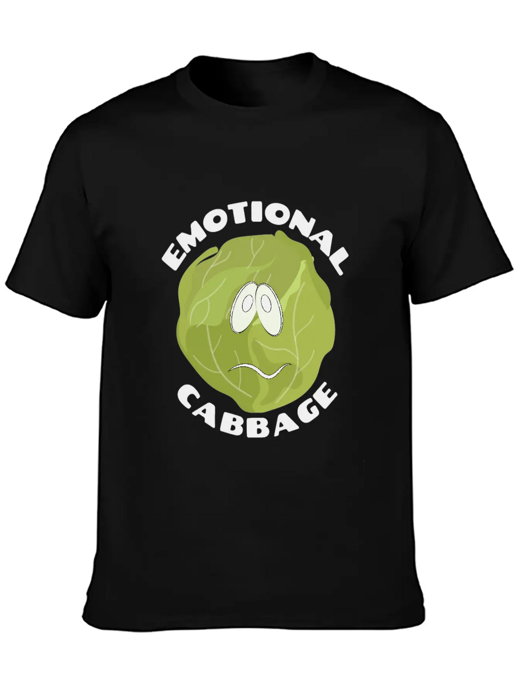 Emotional Baggage | Cabbage Pun Unisex Casual T-Shirt – Clean Design For Daily Comfort