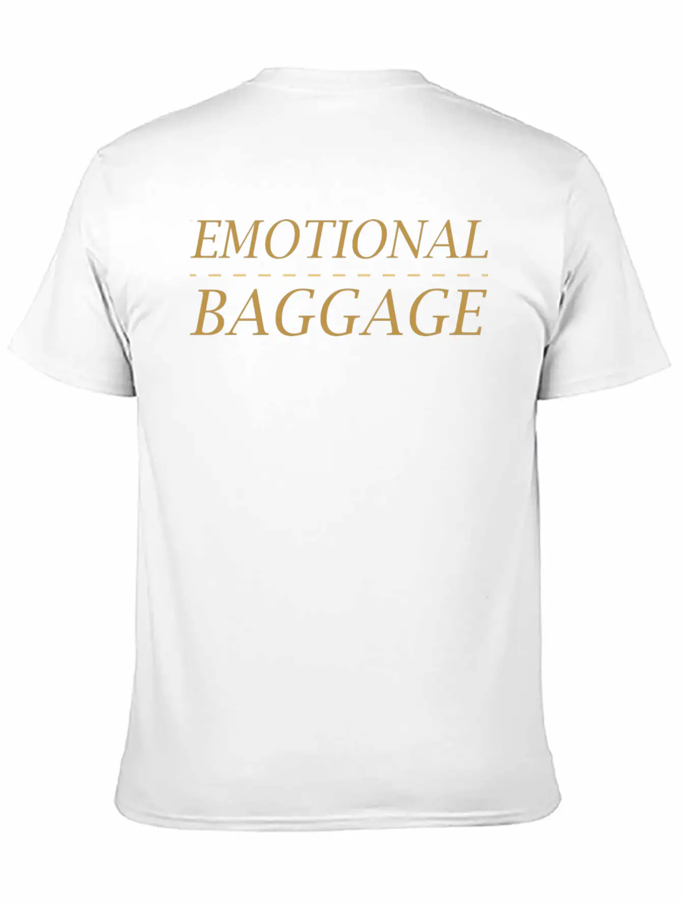 Emotional Baggage Unisex Short Sleeve Soft Cotton T-Shirt – Casual Everyday Wear