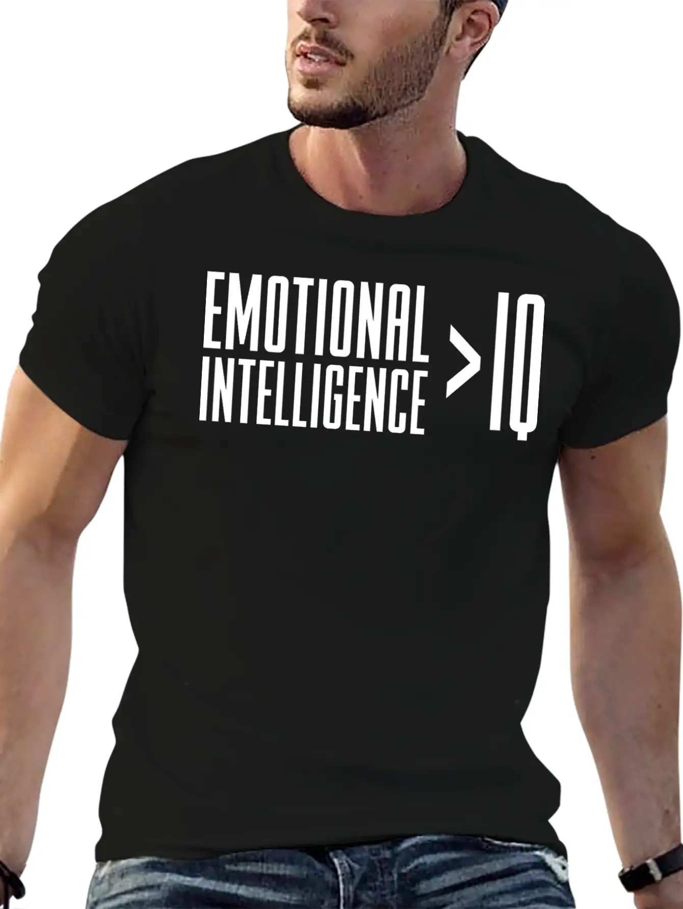 Emotional Intelligence > IQ Breathable Soft Cotton T-Shirt – Timeless Casual Look