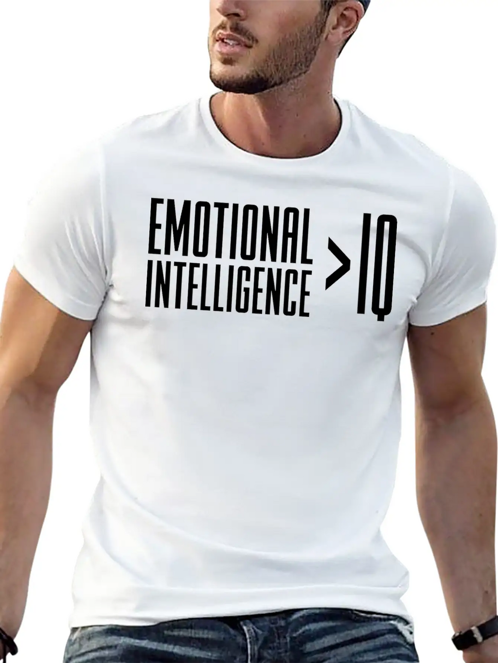 Emotional Intelligence > IQ Breathable Soft Cotton T-Shirt – Timeless Casual Look