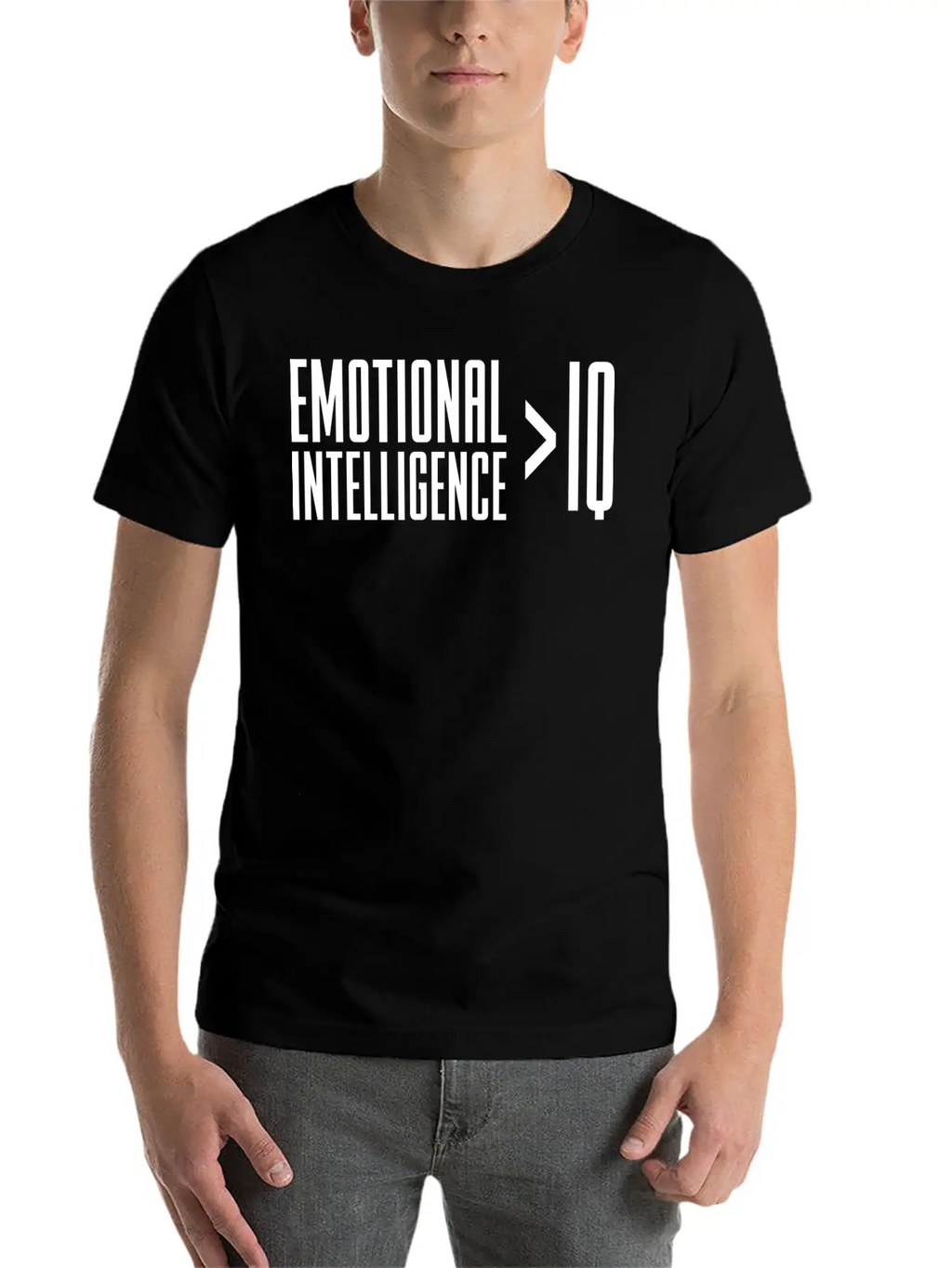 Emotional Intelligence > IQ Breathable Soft Cotton T-Shirt – Timeless Casual Look