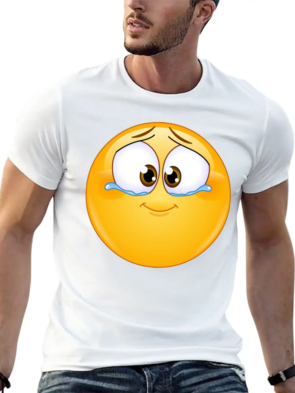 Emotional Tears Of Joy Unisex Short Sleeve Soft Cotton T-Shirt – Casual Everyday Wear