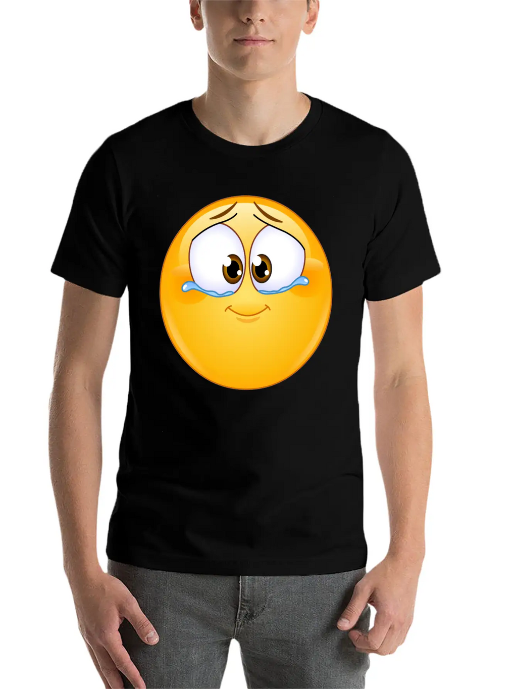 Emotional Tears Of Joy Unisex Short Sleeve Soft Cotton T-Shirt – Casual Everyday Wear