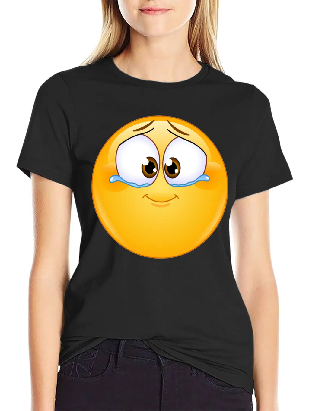 Emotional Tears Of Joy Unisex Short Sleeve Soft Cotton T-Shirt – Casual Everyday Wear
