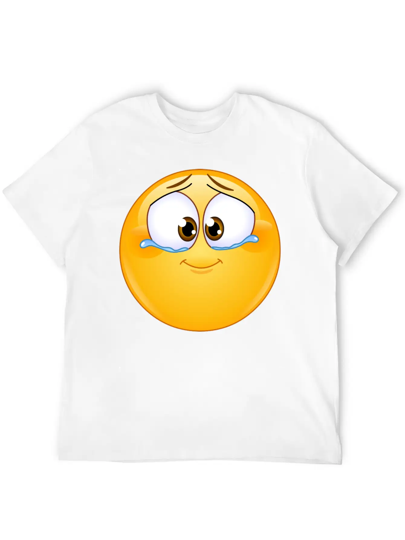 Emotional Tears Of Joy Unisex Short Sleeve Soft Cotton T-Shirt – Casual Everyday Wear